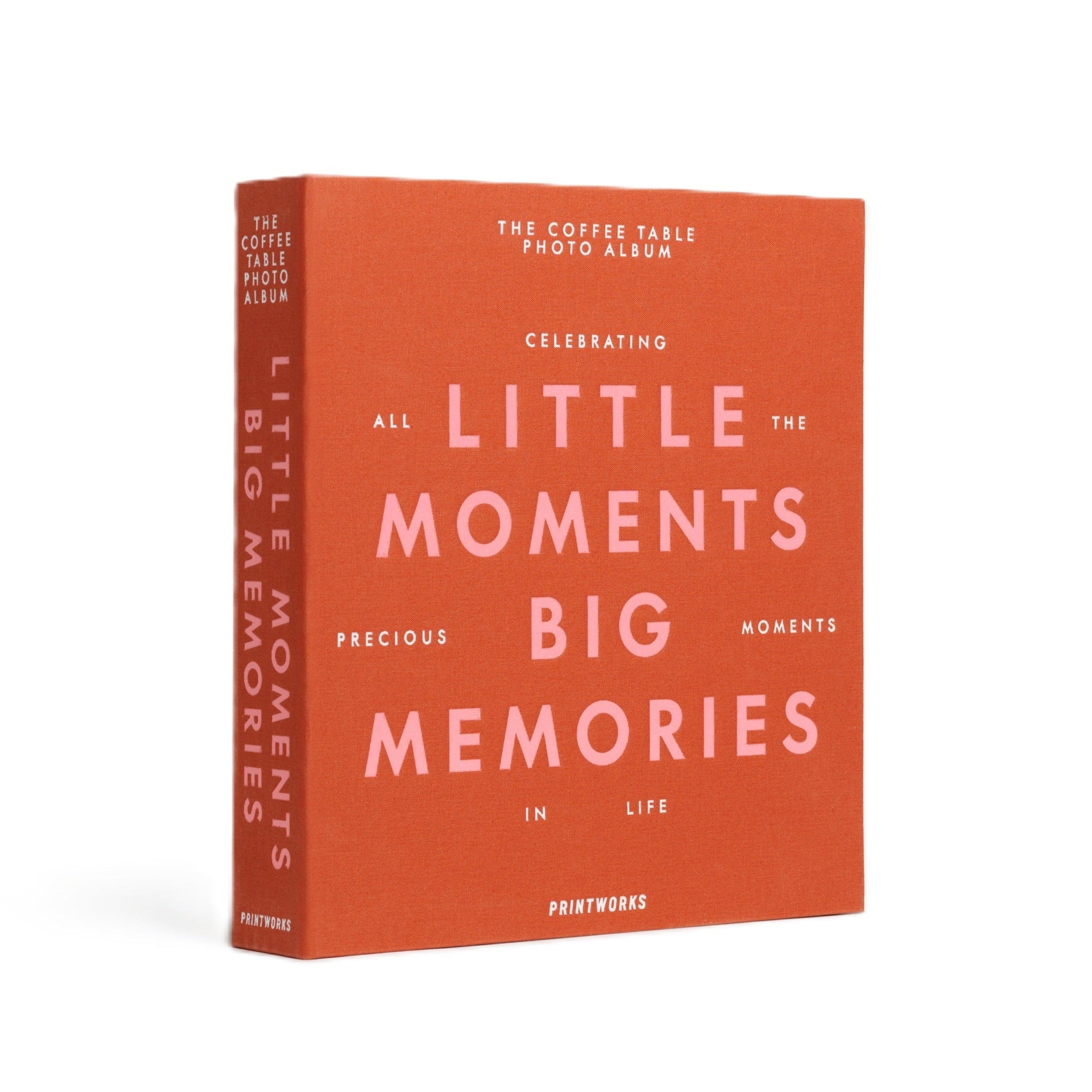 Photo Album LITTLE MOMENTS BIG MEMORIES orange