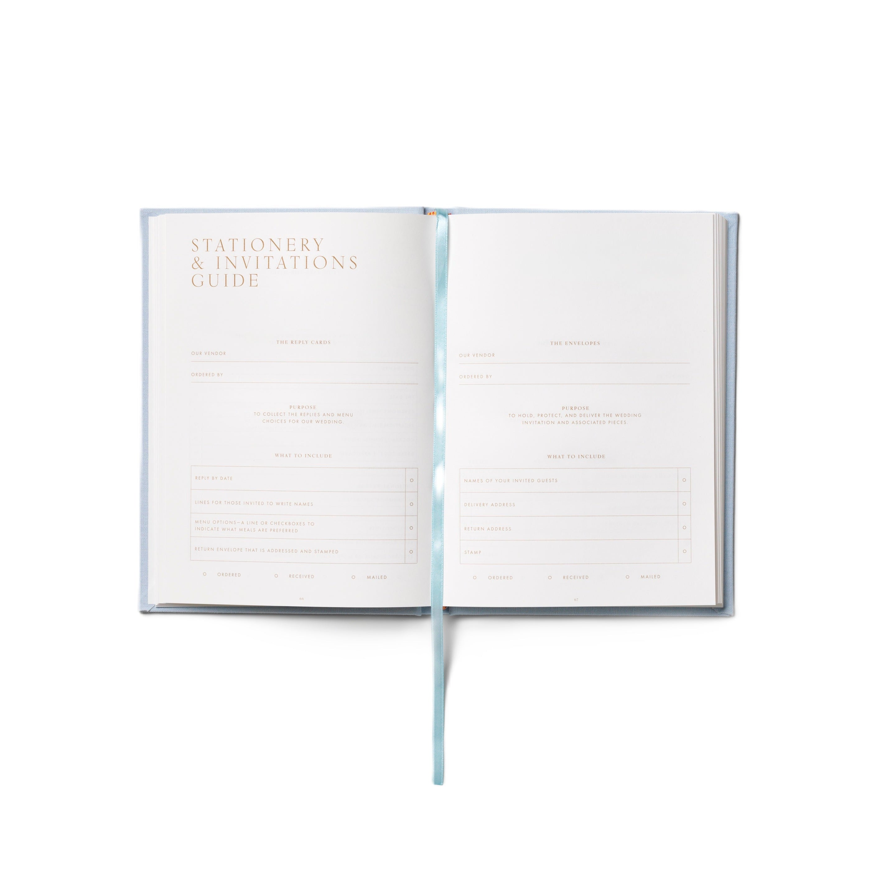 Svatební plánovač THE PERFECT DAY modrý