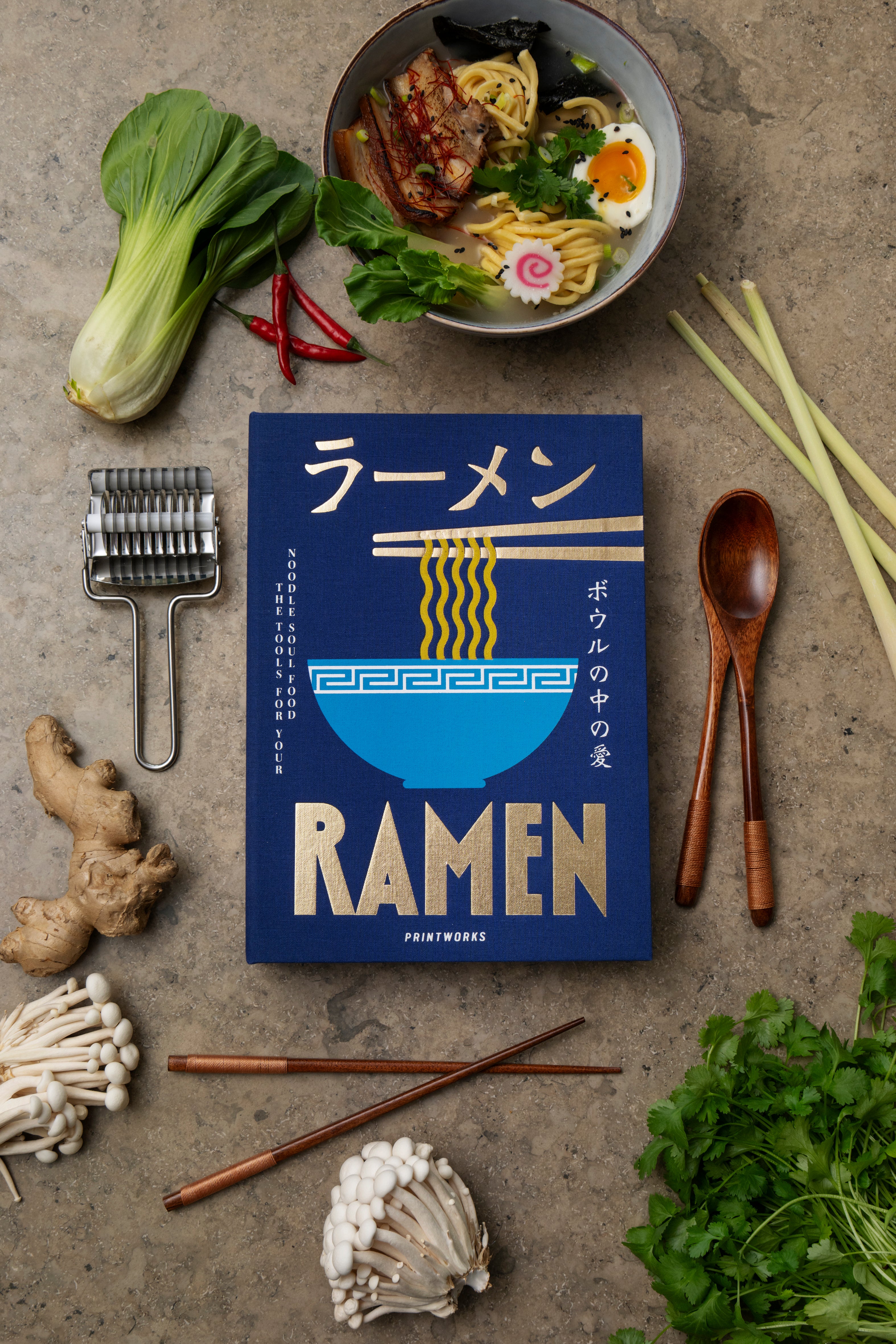 Sada na ramen RAMEN TOOLS granátová
