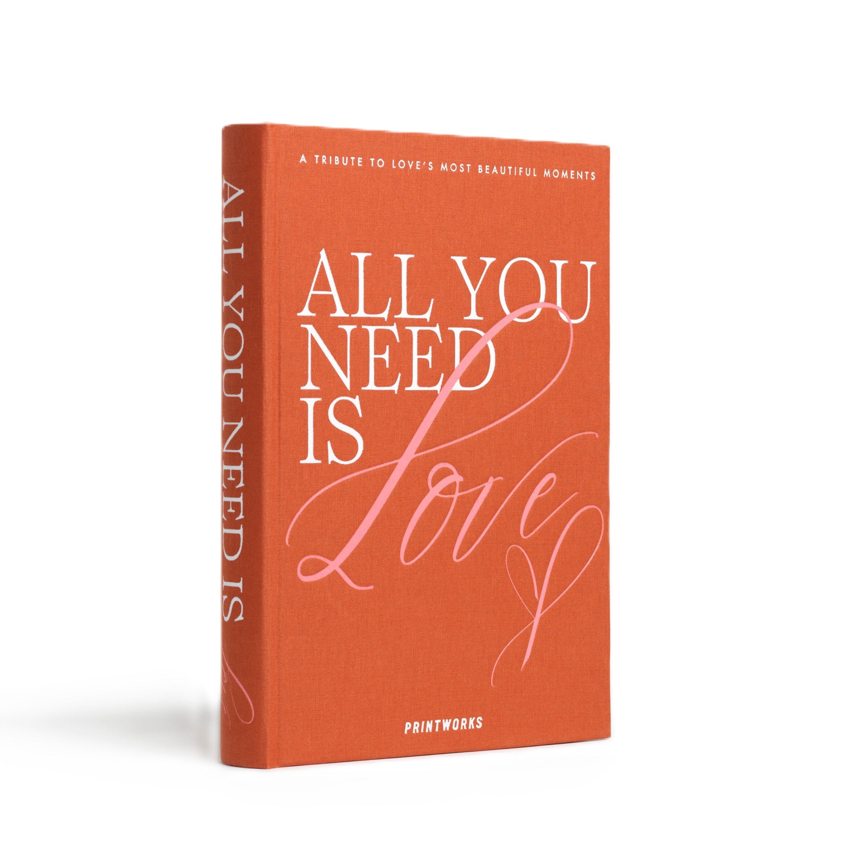 ALL YOU NEED IS LOVE Photo Album Orange