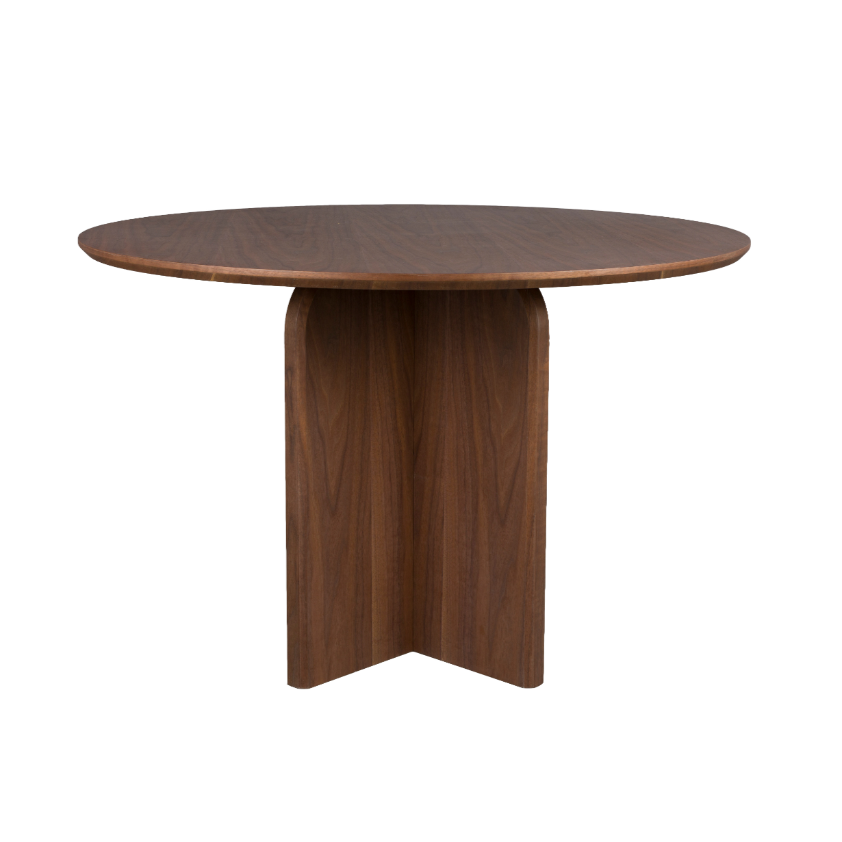 LAURENT dark brown round table
