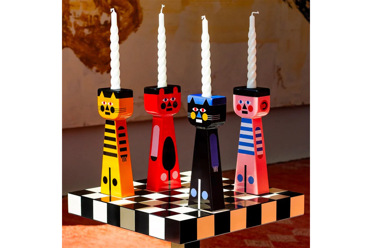 Svícen ALIX žlutý