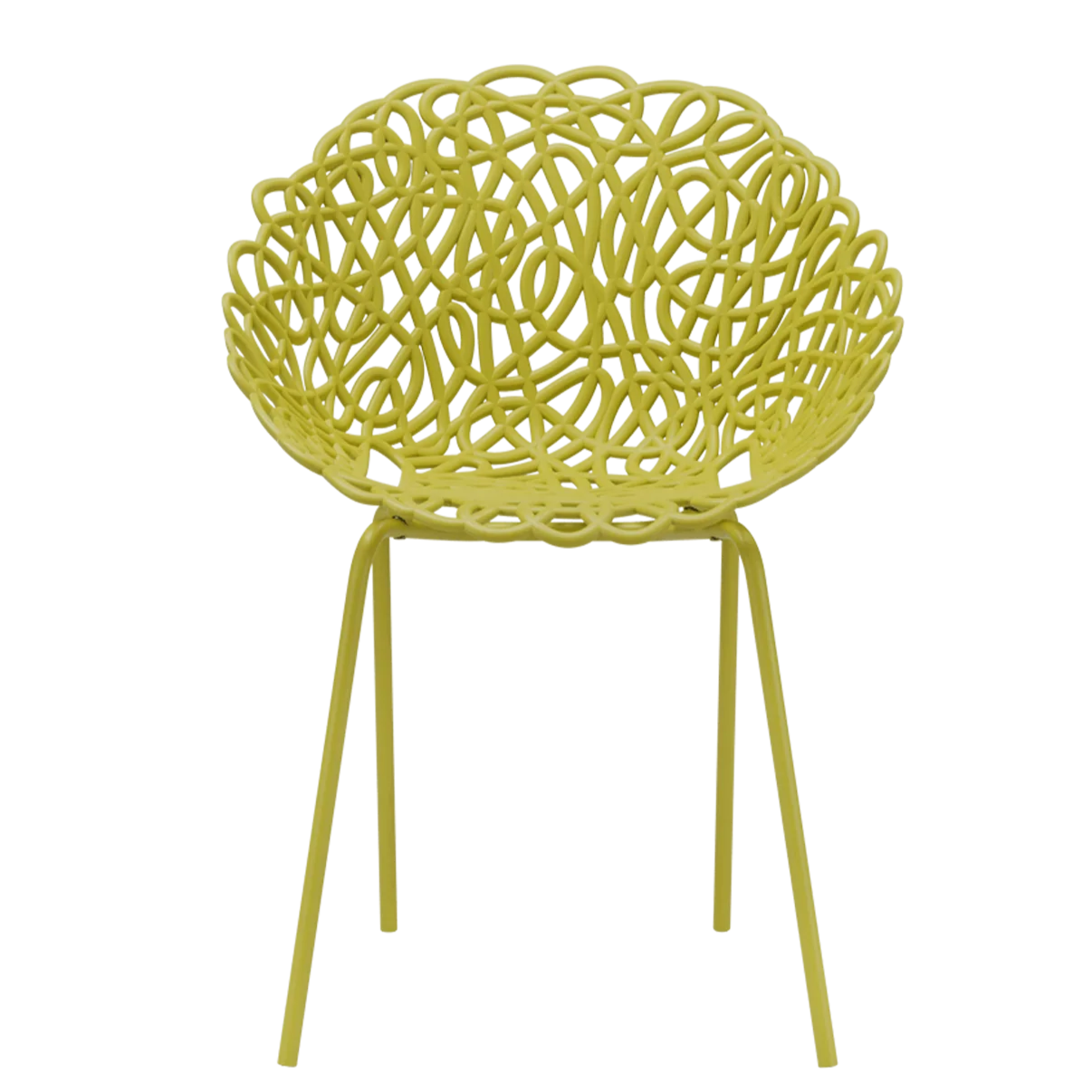 BACANA yellow garden chair set