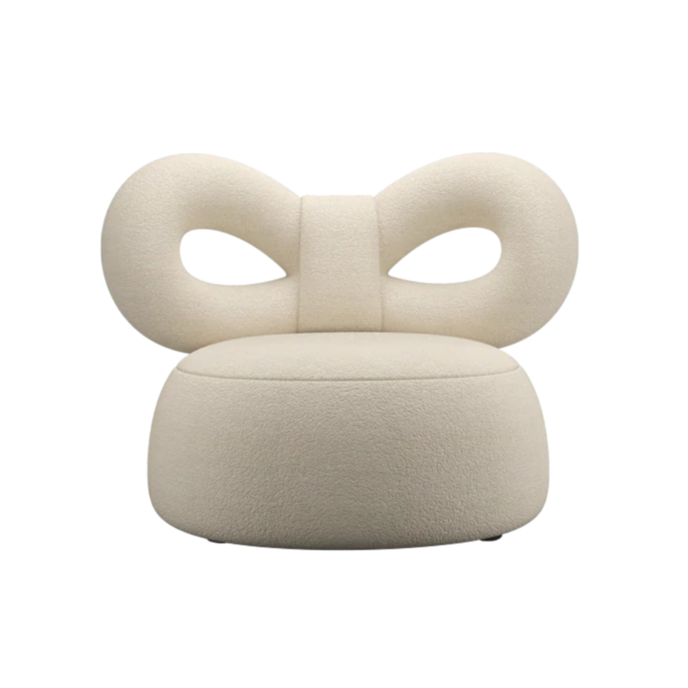 RIBBON cream armchair