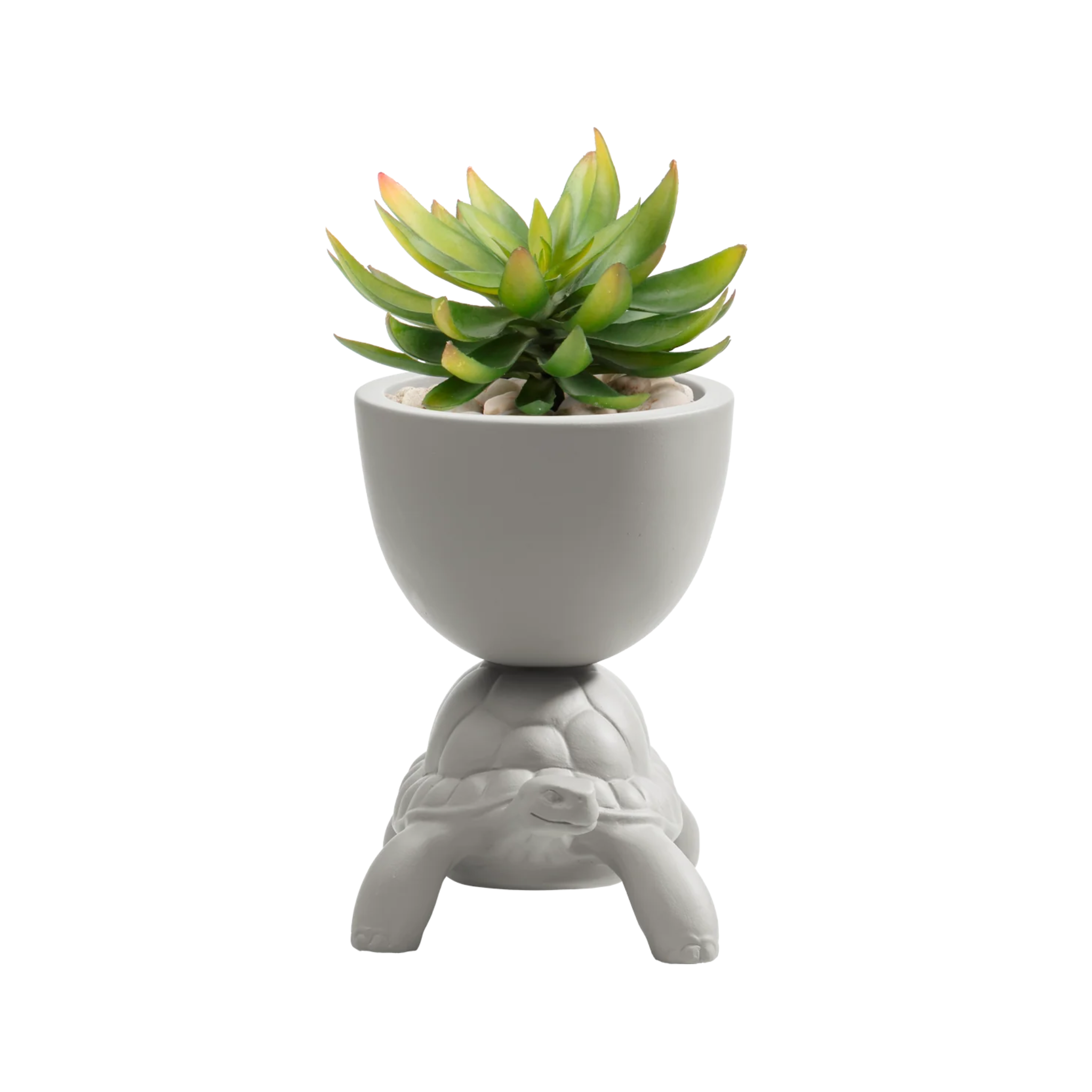 TURTLE CARRY planter light gray