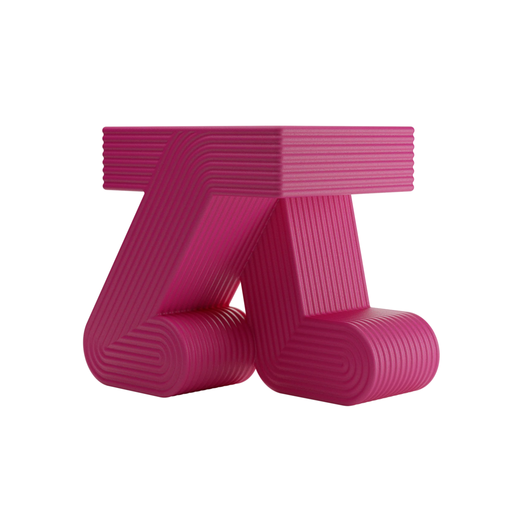 WALKING fuchsia garden side table