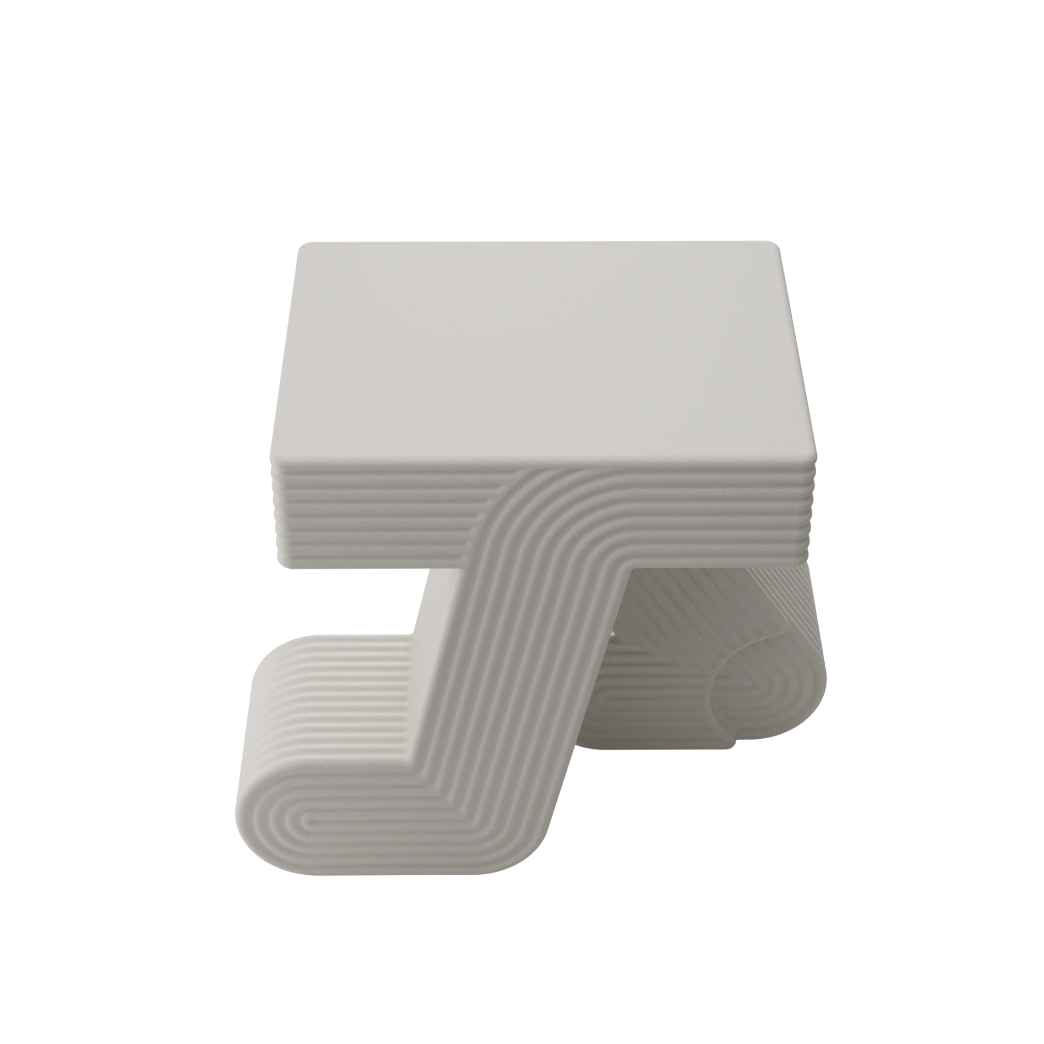 Beige garden side table WALKING