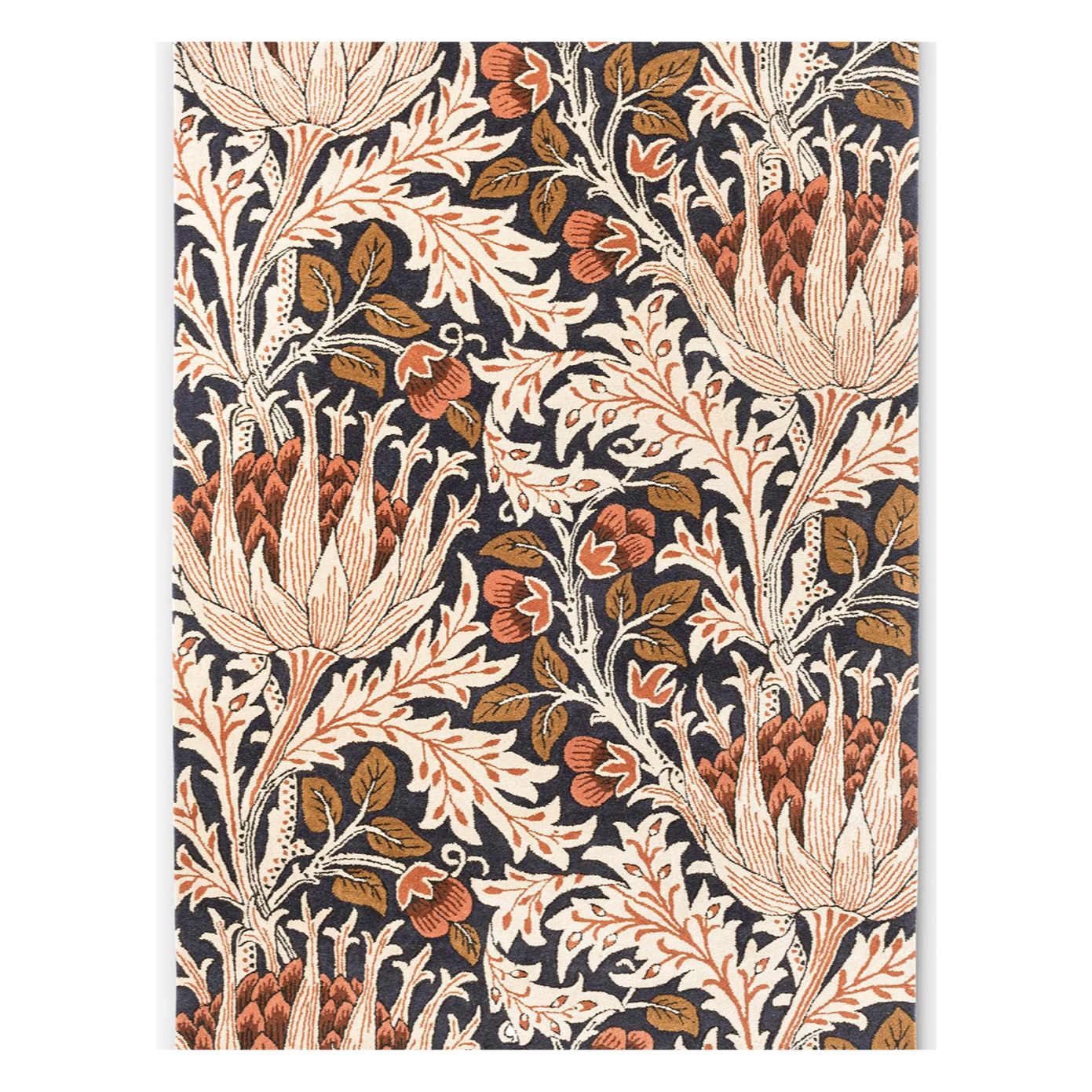 Koberec ARTICHOKE AMBER CHARCOAL béžovo-modrý