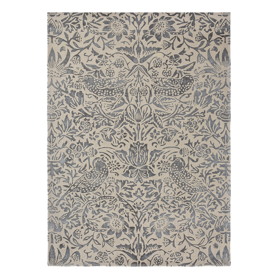 Koberec STRAWBERRY THIEF INK béžový