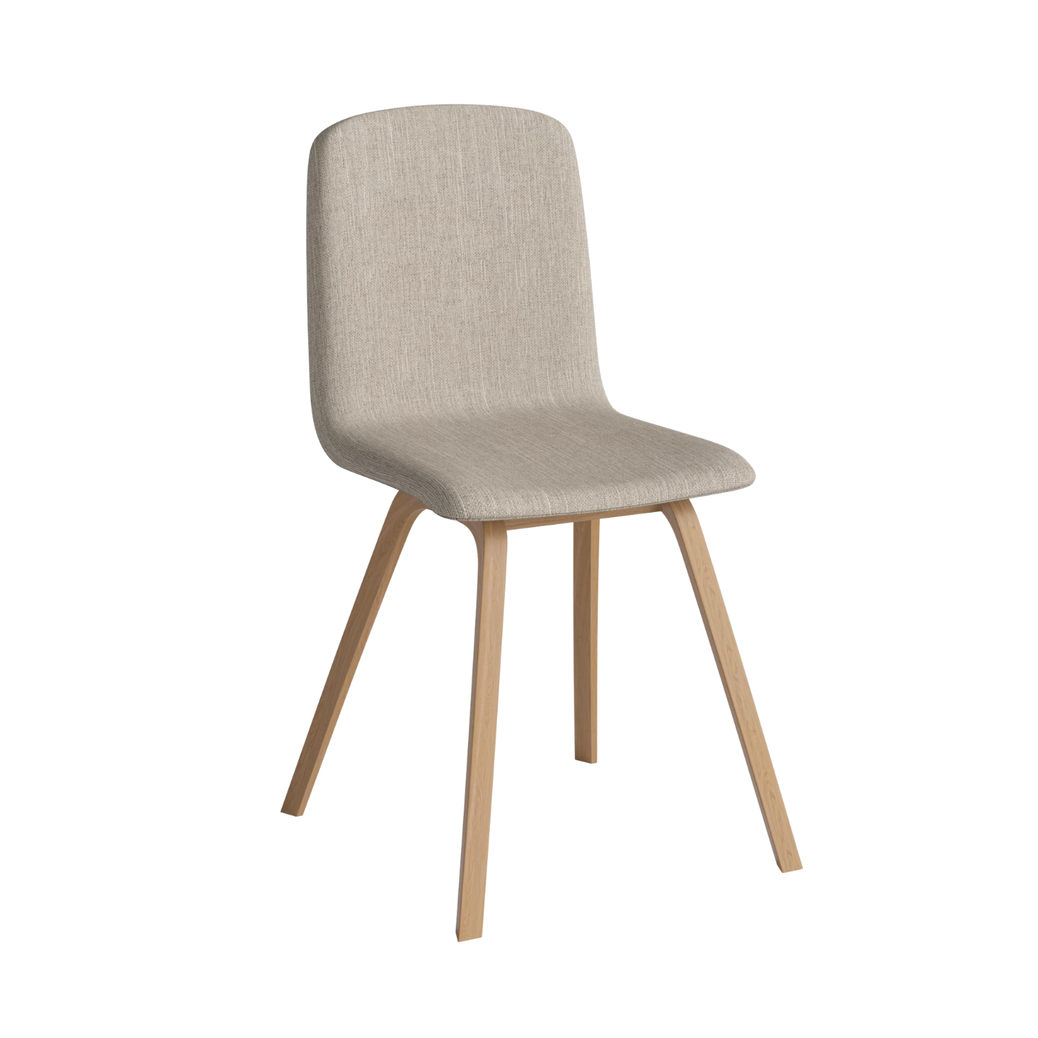 Čalouněné křeslo PALM s dubovým podstavcem