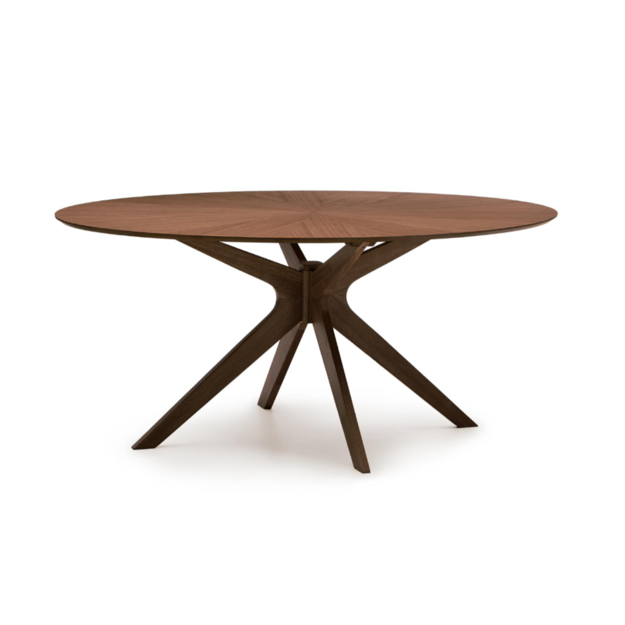 Stůl NAANIM ořechový dýhovaný