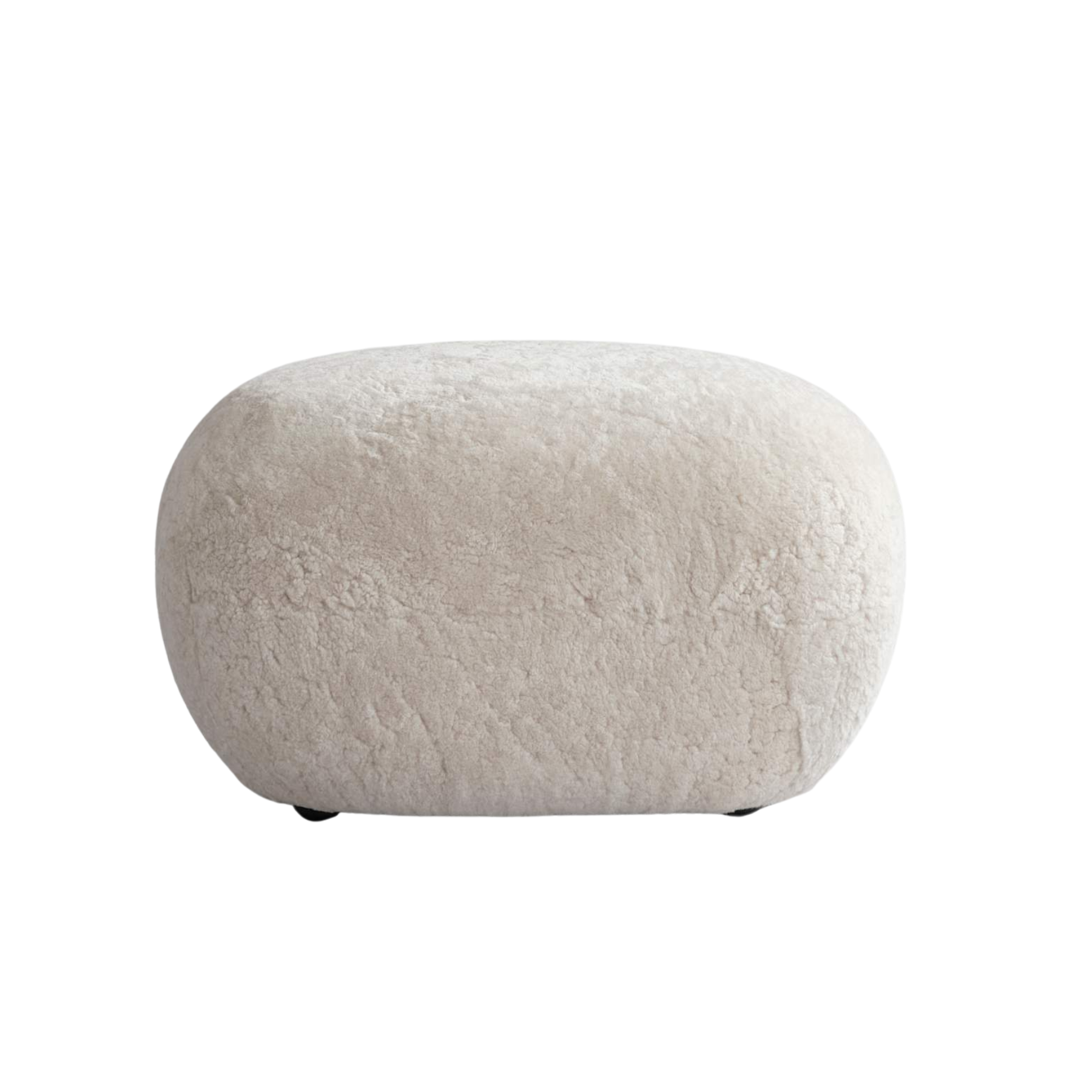 Podnóżek w tkanine Sheepskin TOE biały – 101 Copenhagen