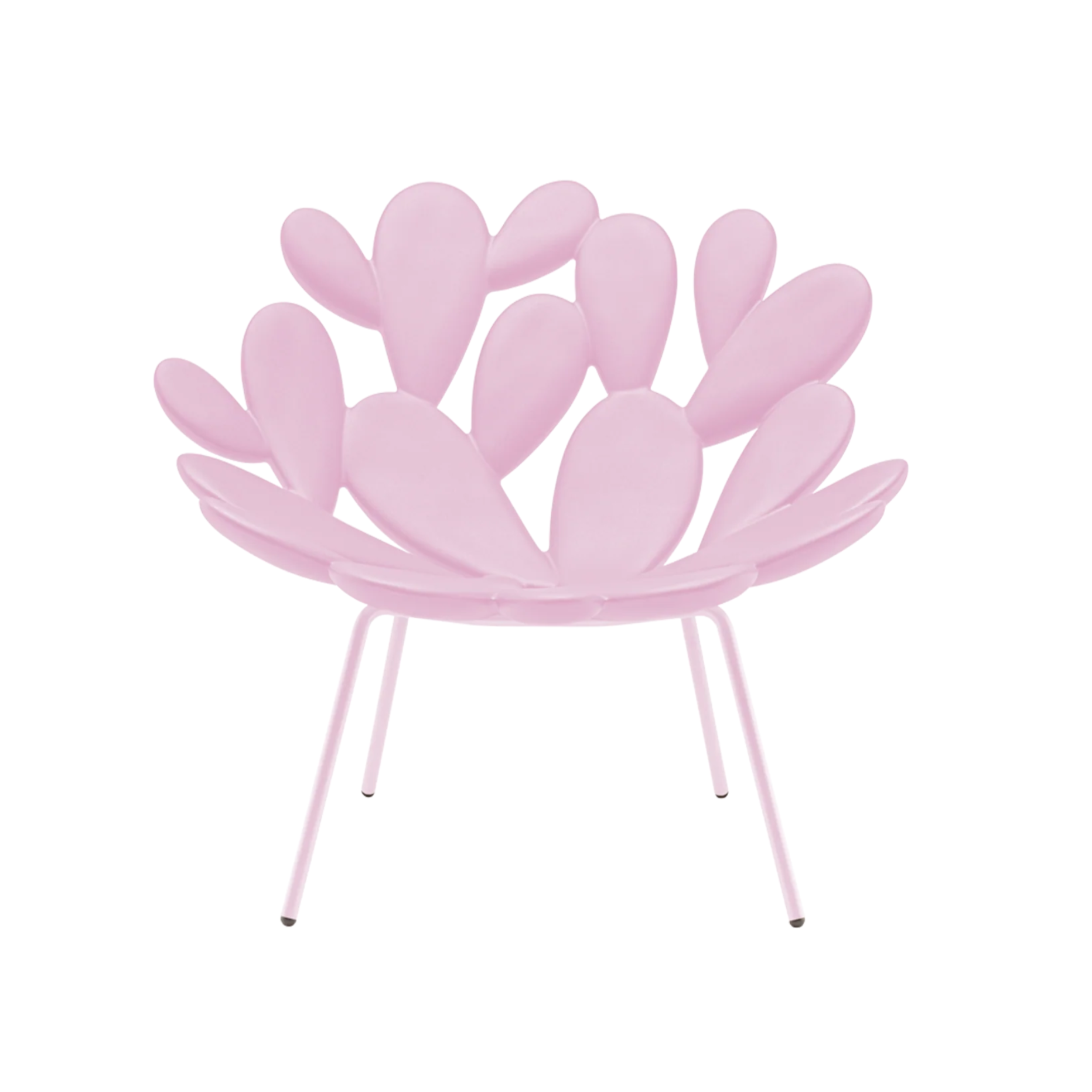 Light pink FILICUDI garden armchair
