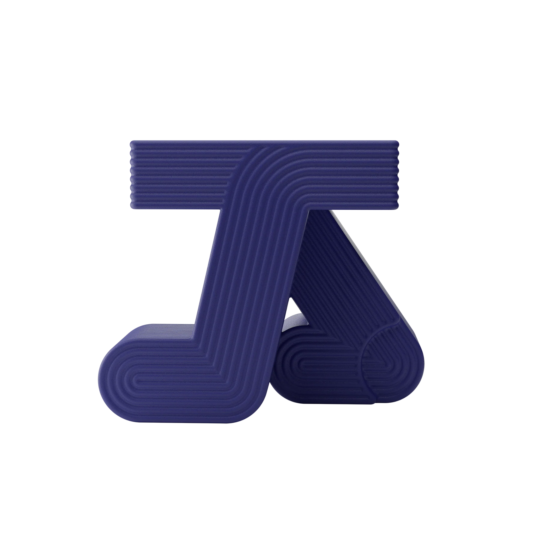 Boční zahradní stolek WALKING modrý