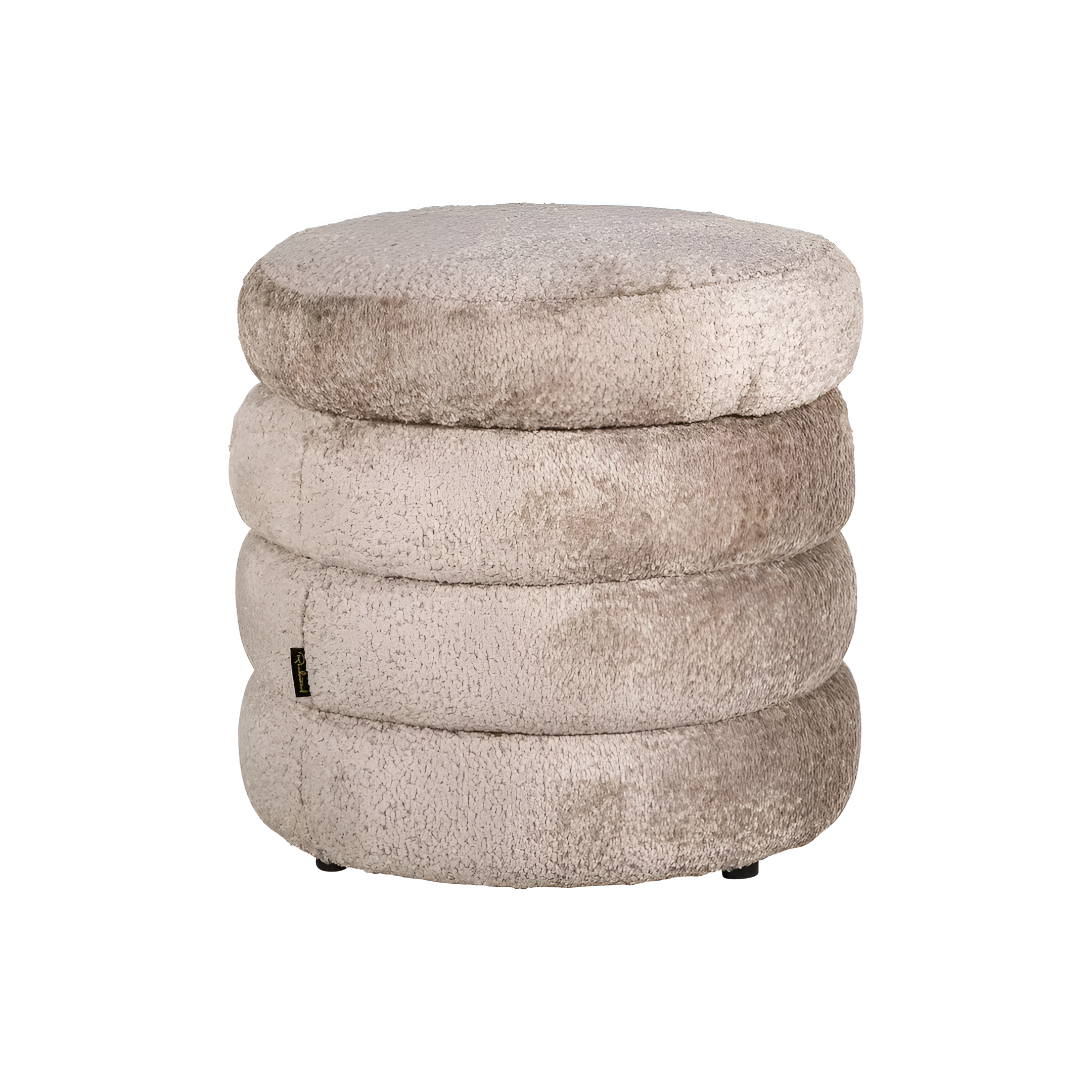 Adele Beige Storage Ottoman