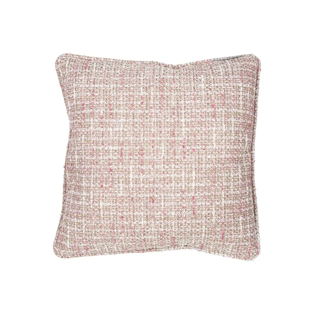 LINA Cushion Cream with Pink