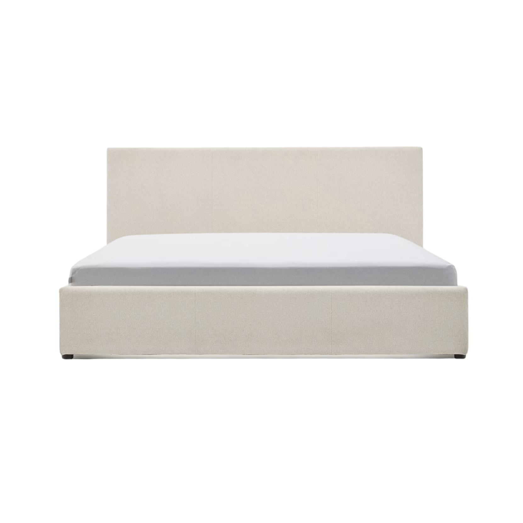 NAHIRI Beige Bed with Storage