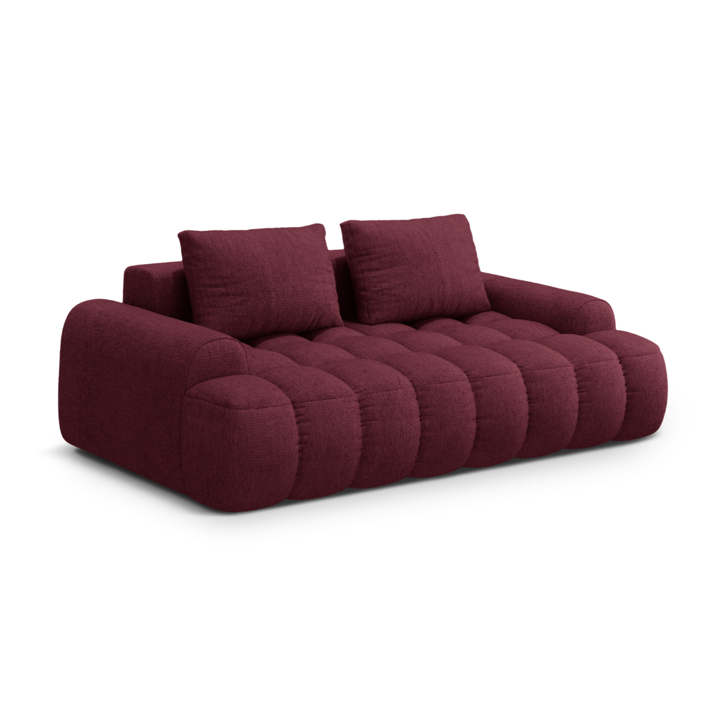 3-seater sofa LINZ burgundy