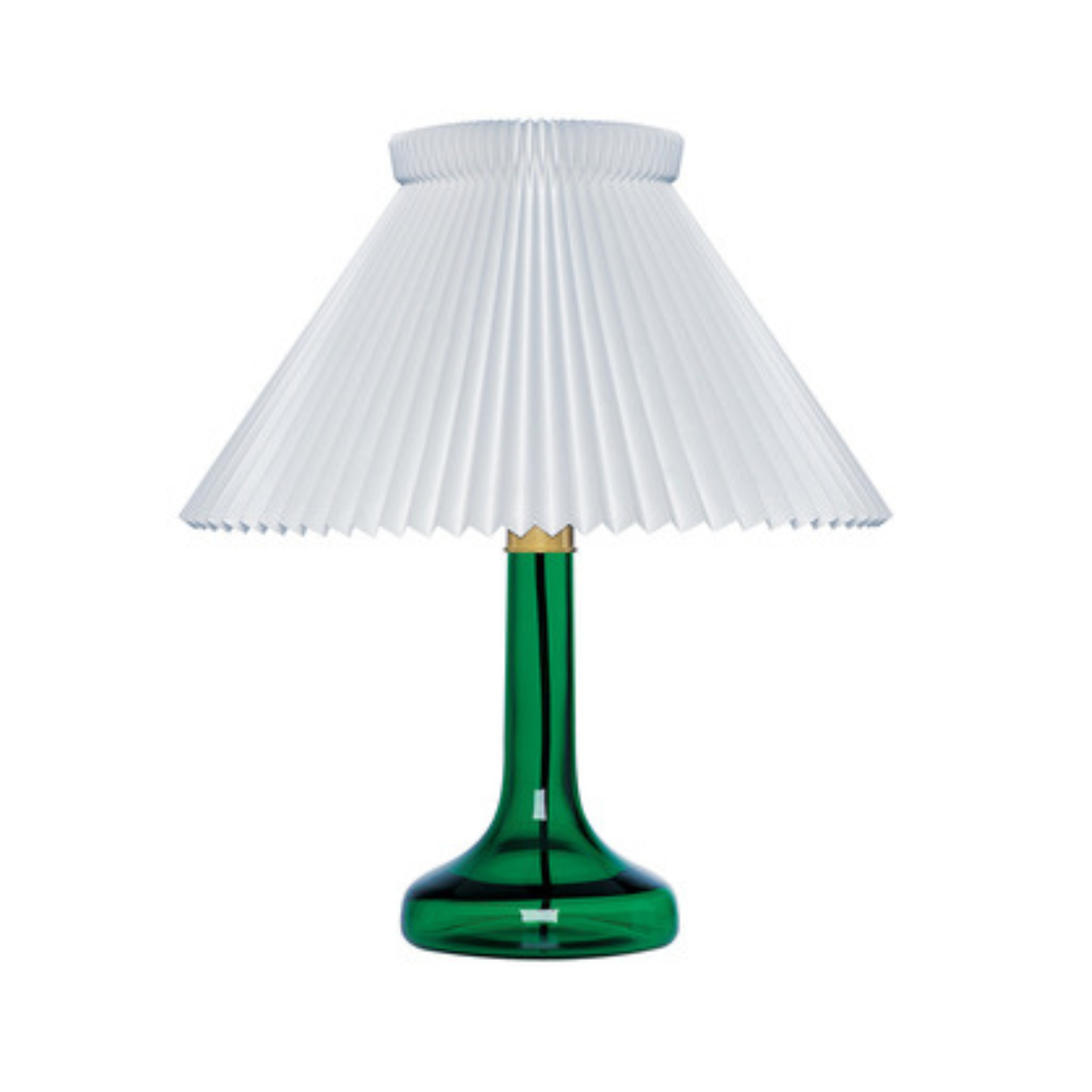 Table lamp MODEL 343 white with green base