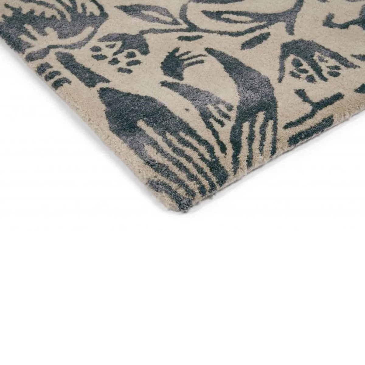 Koberec STRAWBERRY THIEF INK béžový