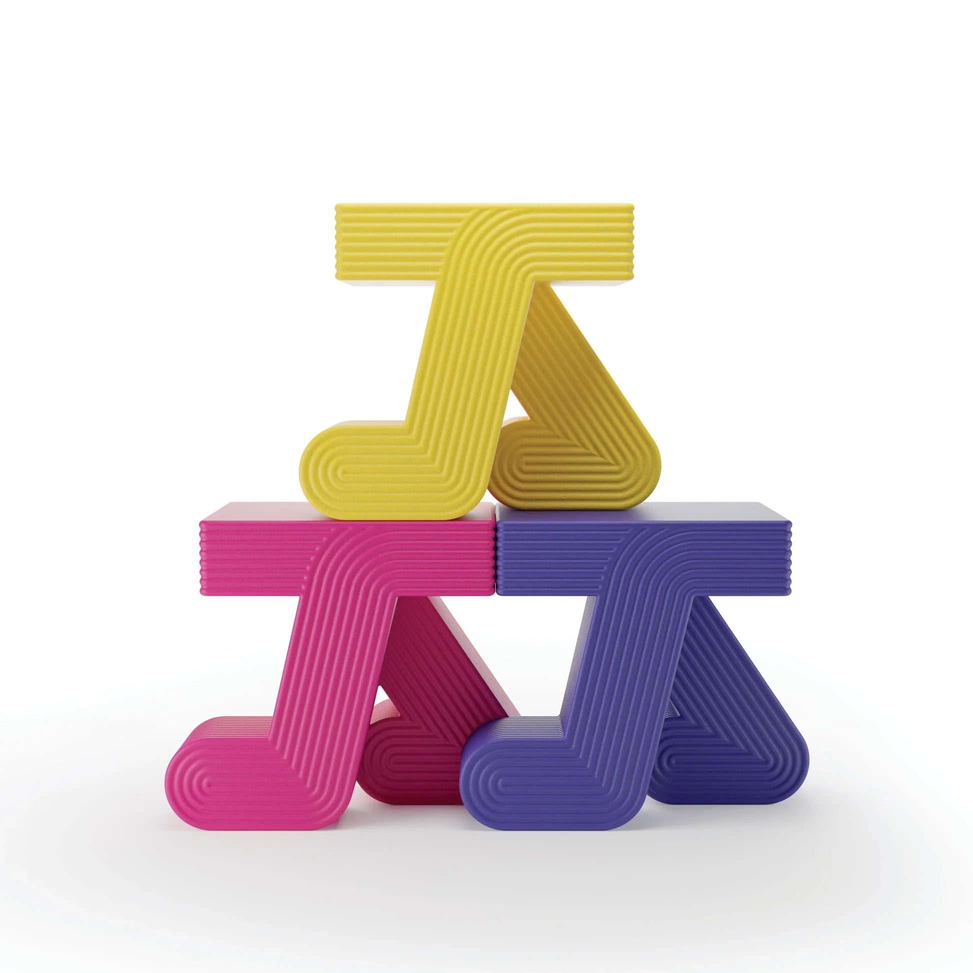 WALKING green garden side table