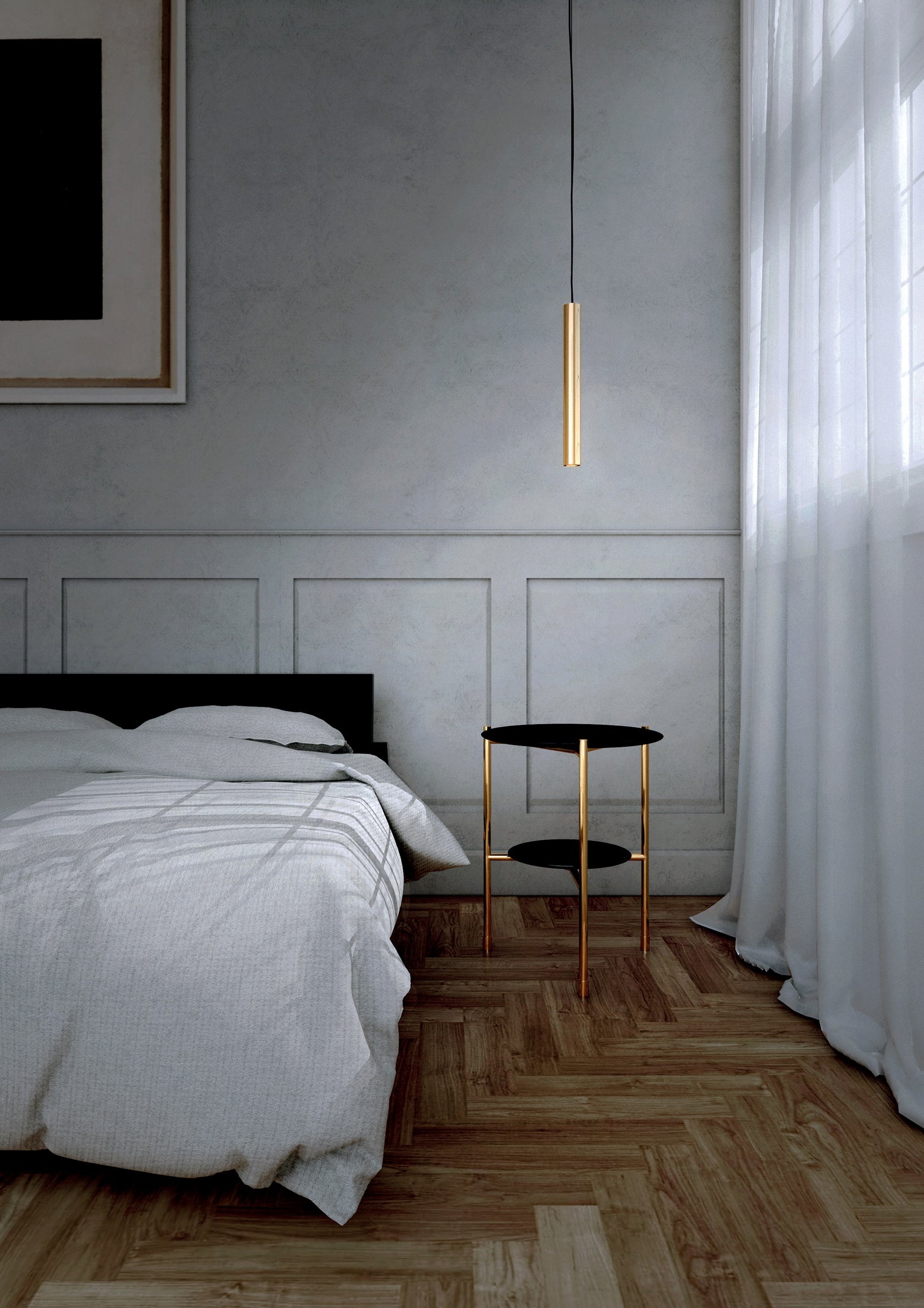 Lampa visící KOKO UNO bílá