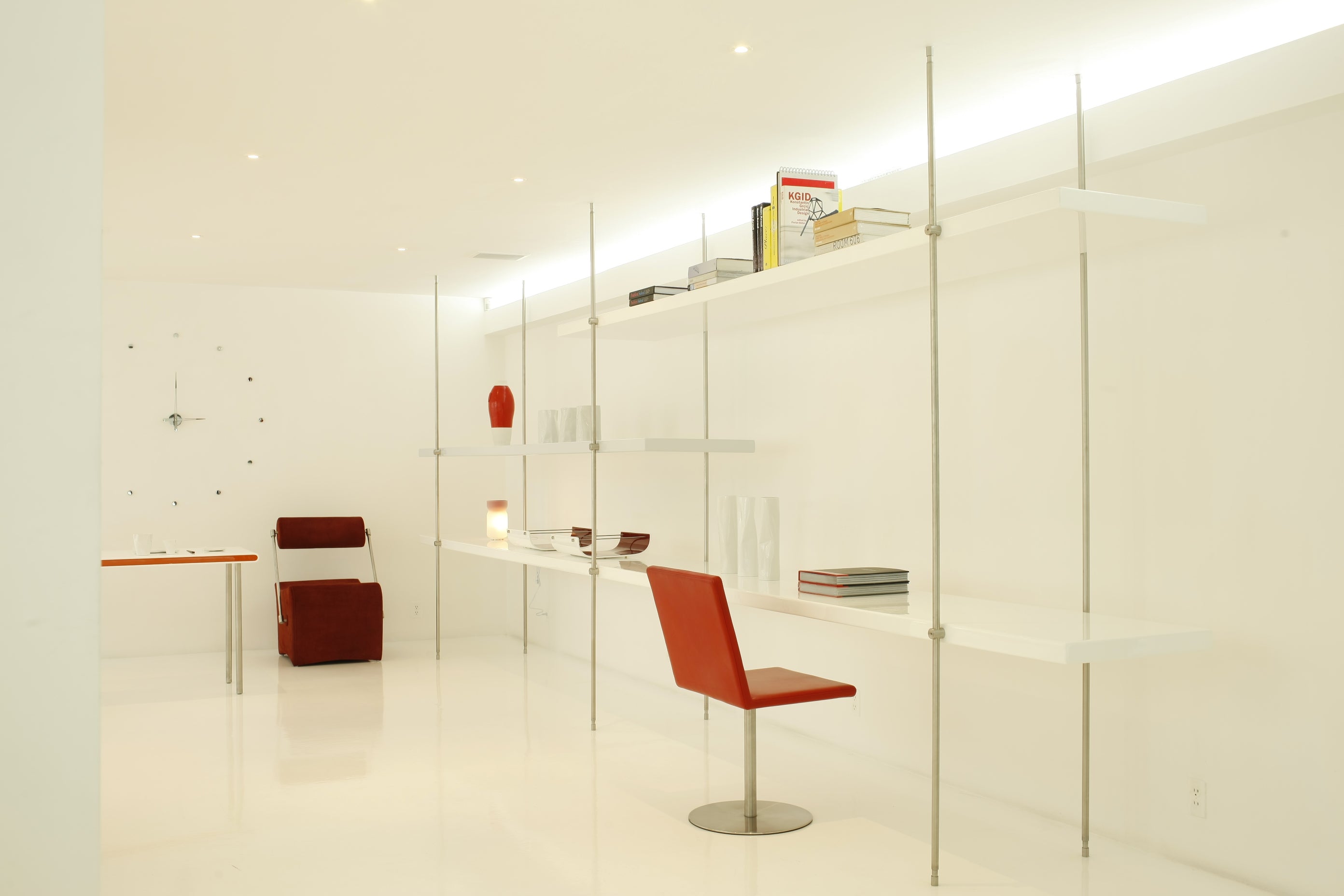 Nástěnné hodiny RODON chromované