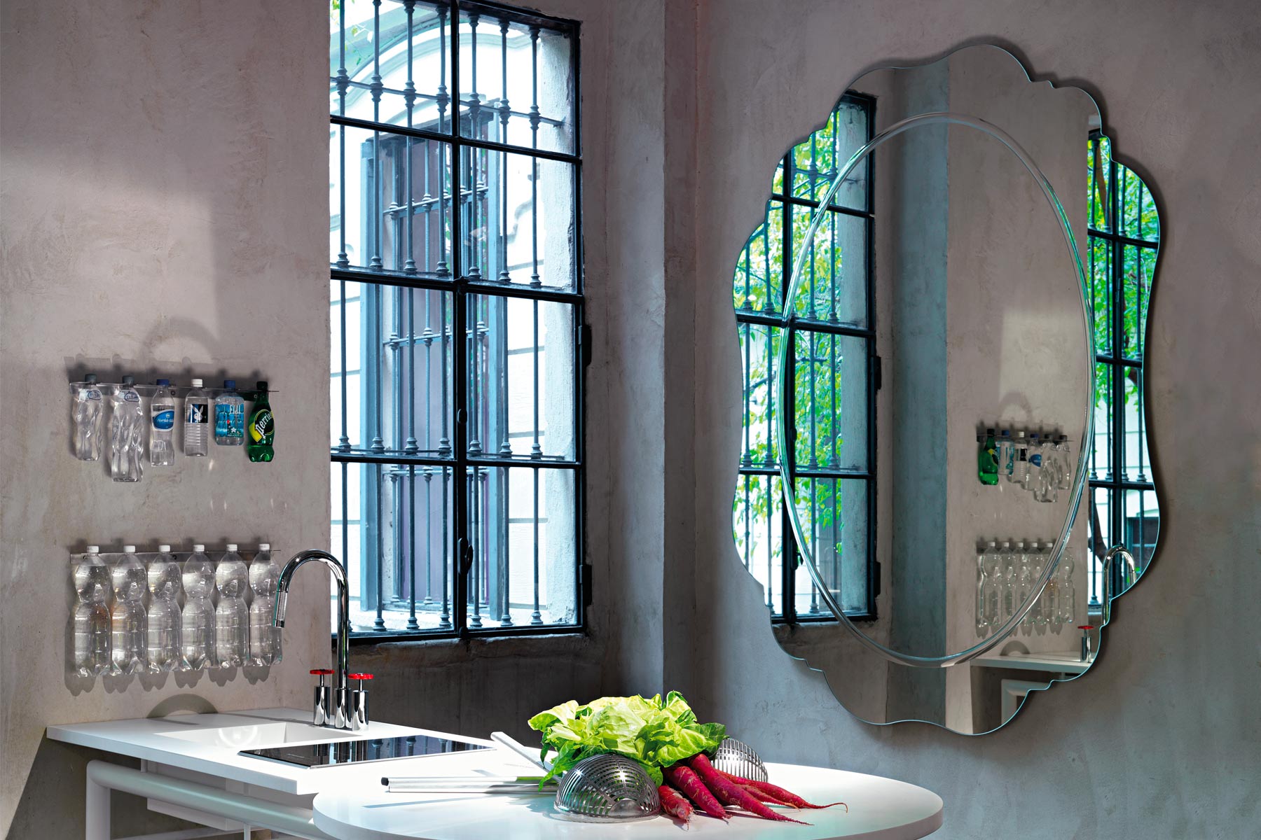 Lustr REGIO stříbrný