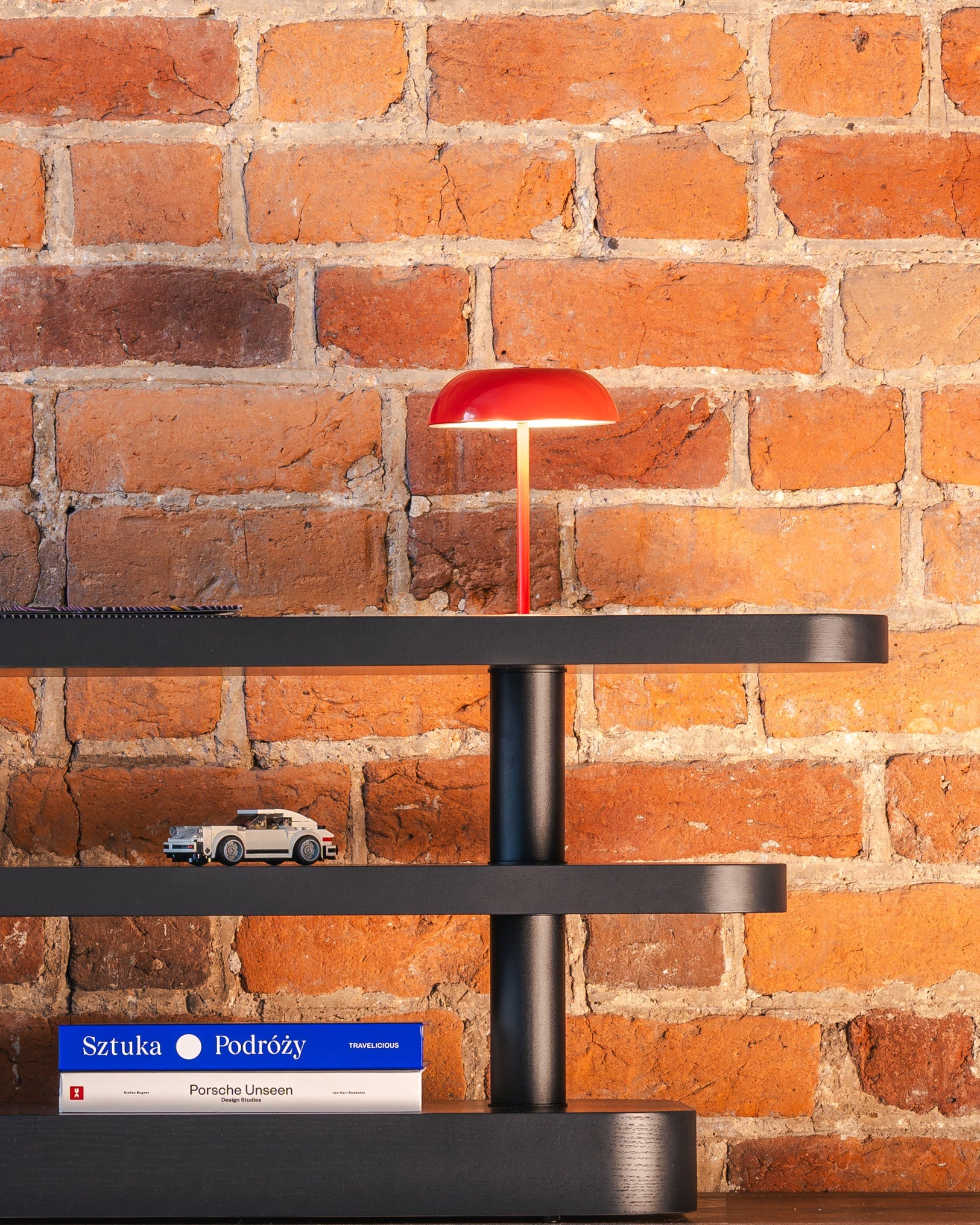 Szafka RTV REL kruczoczarny fornir