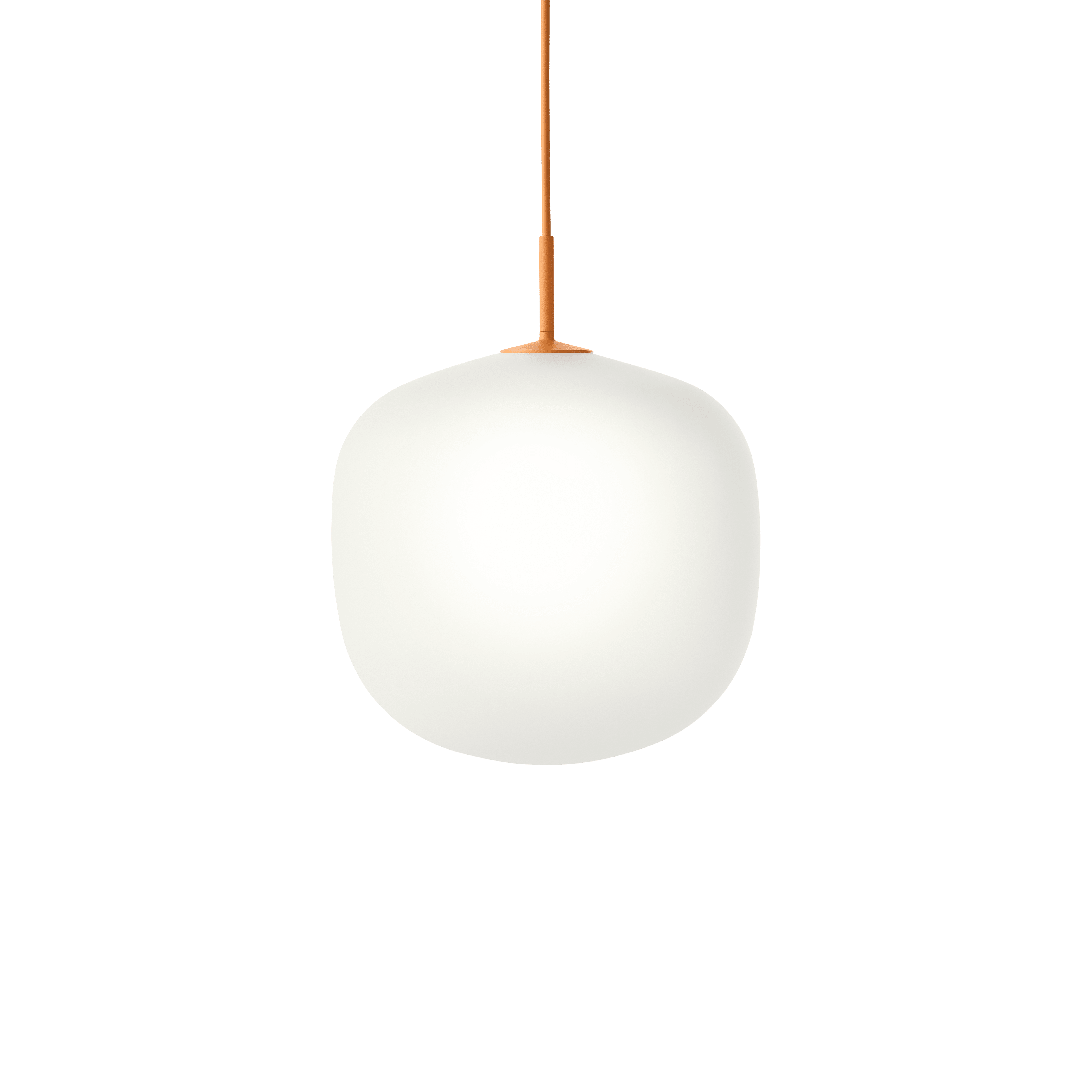 Závěsná lampa RIME oranžová