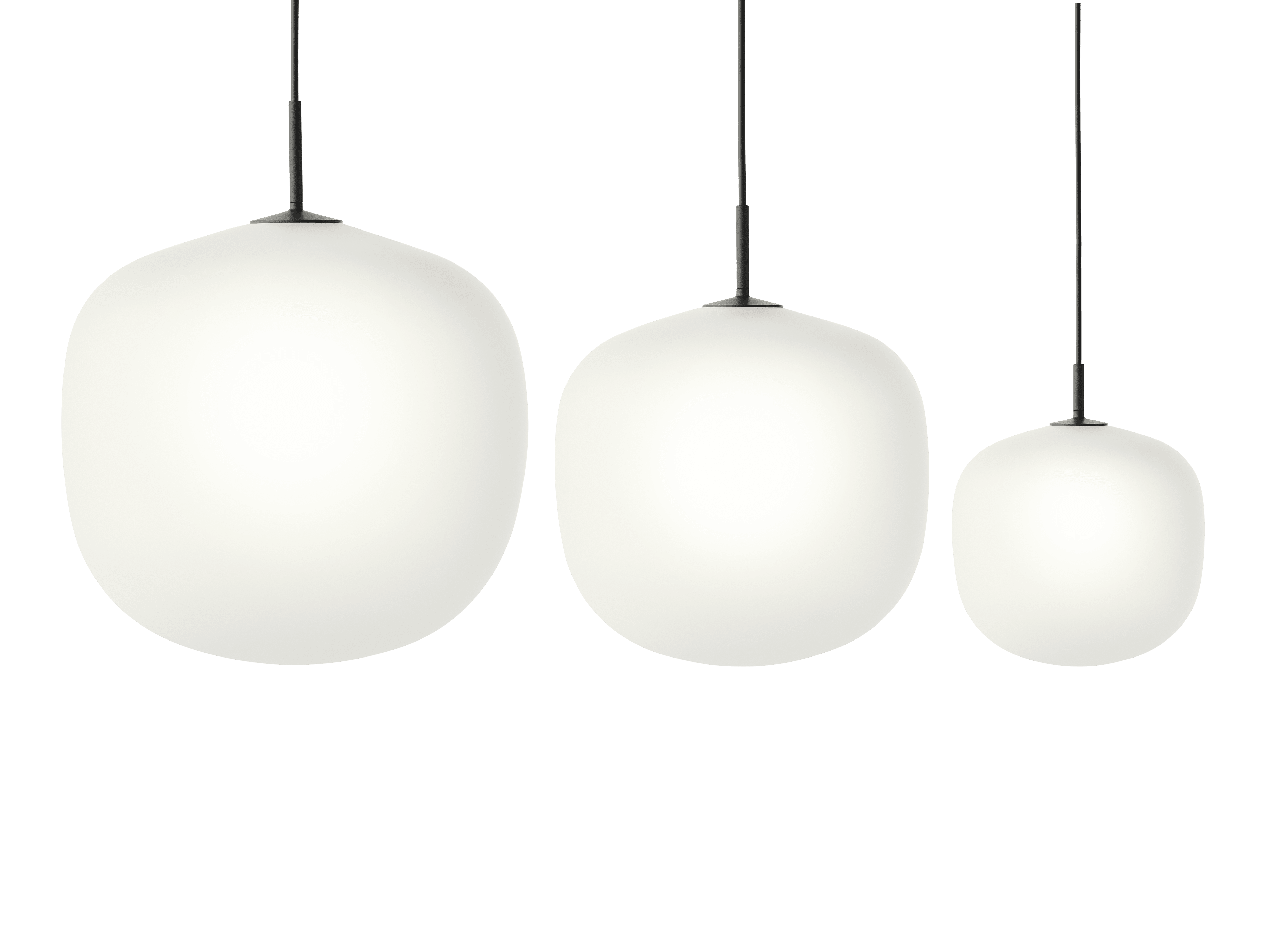 Závěsná lampa RIME černá