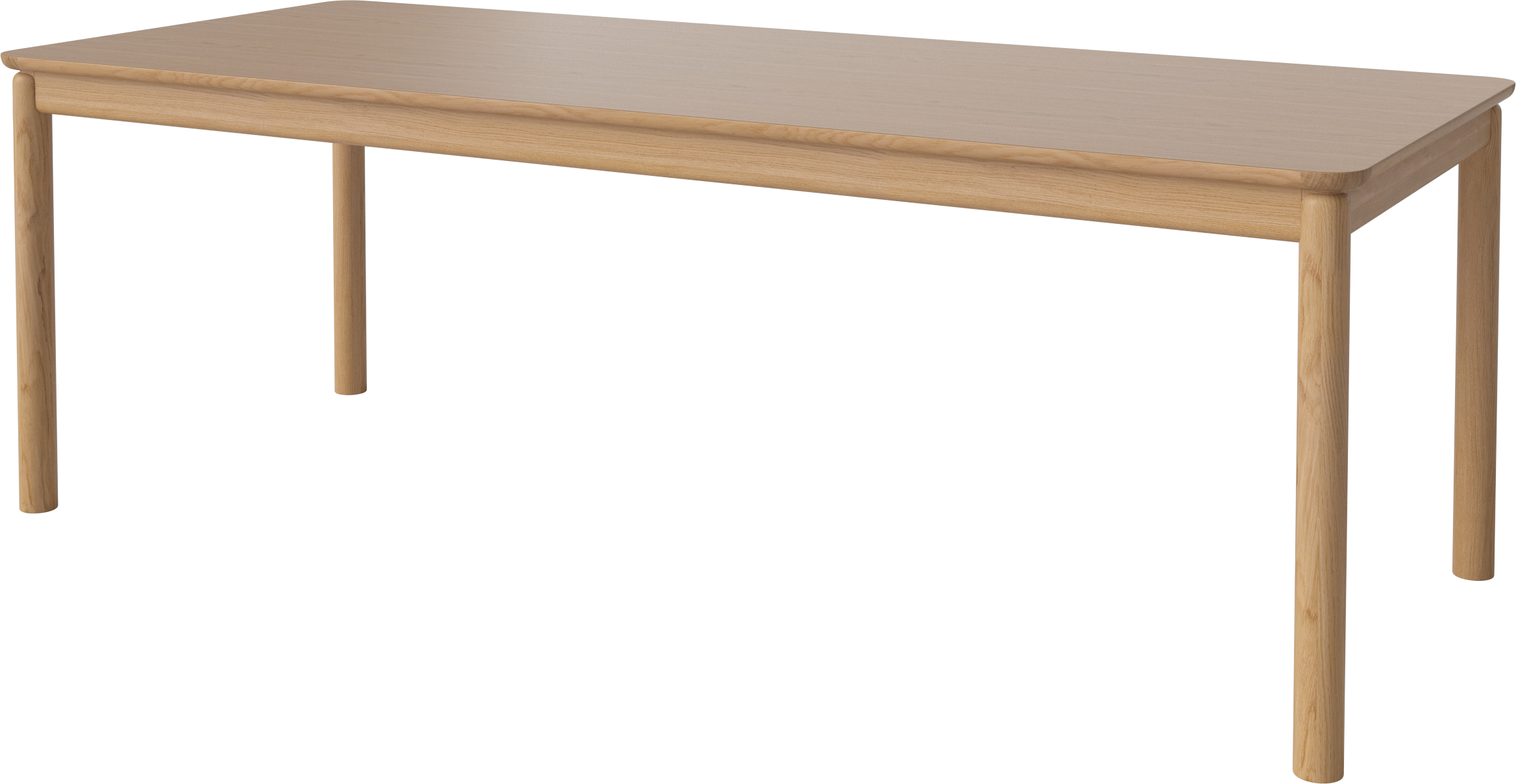 Stůl RONYA dubový s dubovou základnou