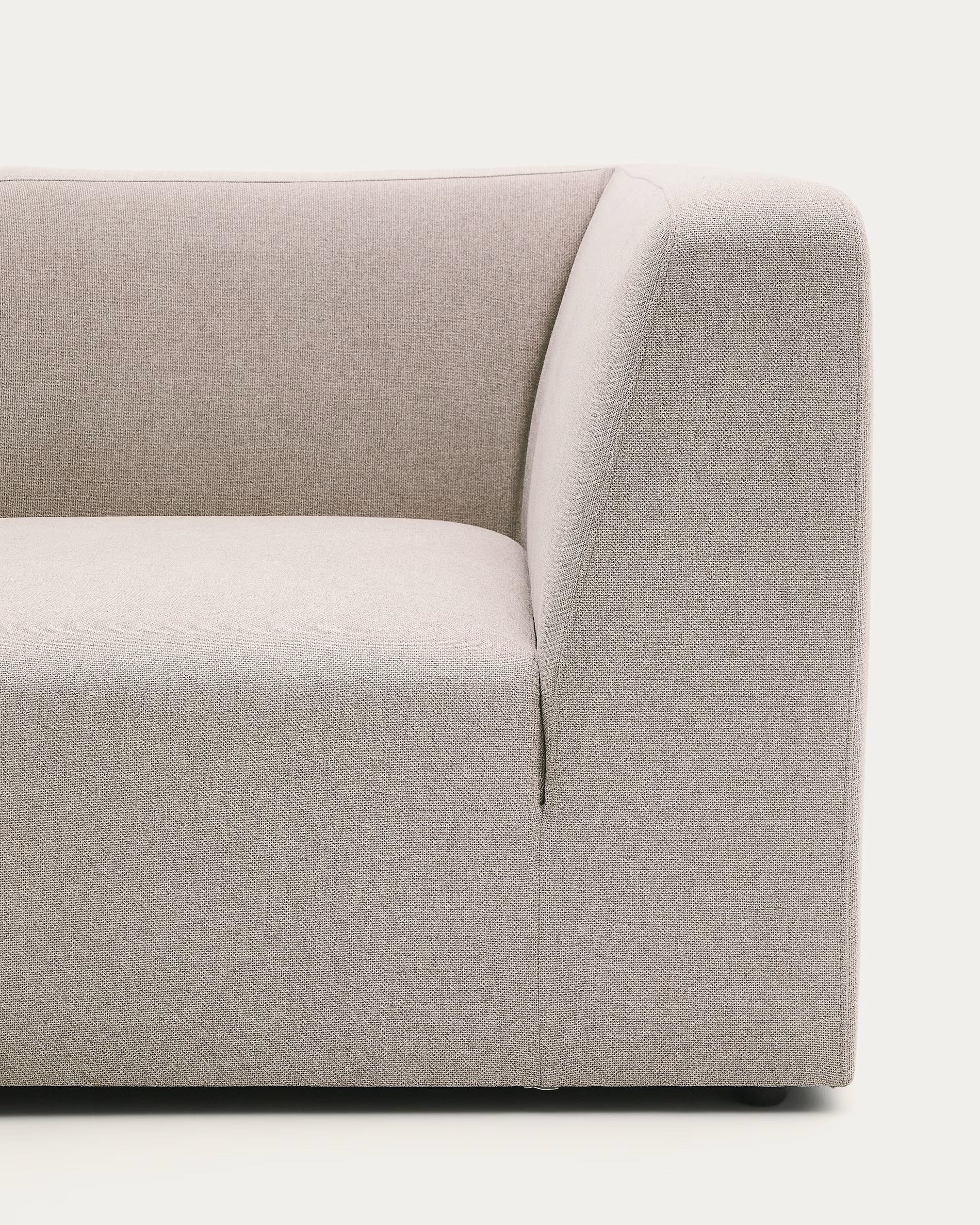 Sofa modułowa NEOM - moduł narożny beżowy