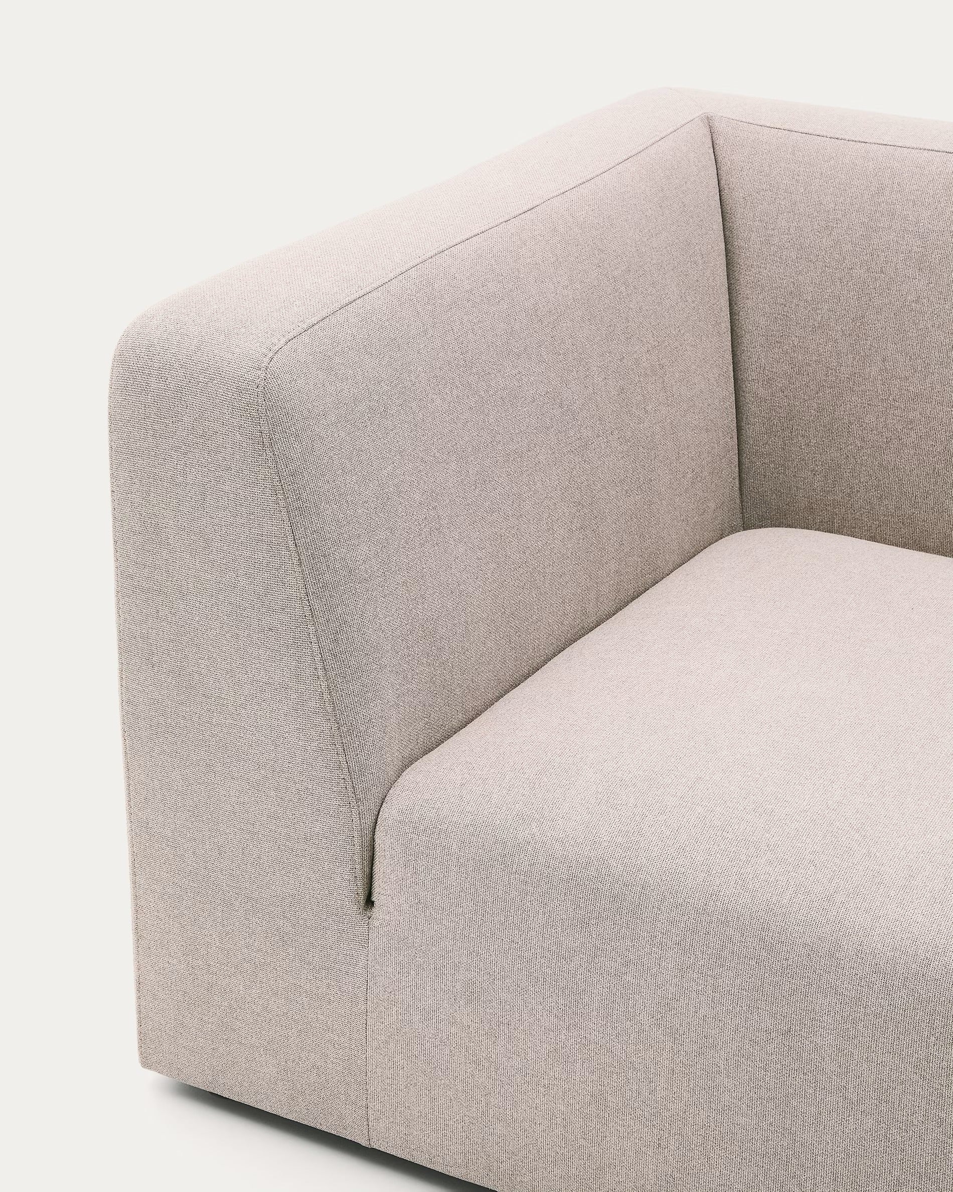 Sofa modułowa NEOM - moduł narożny beżowy