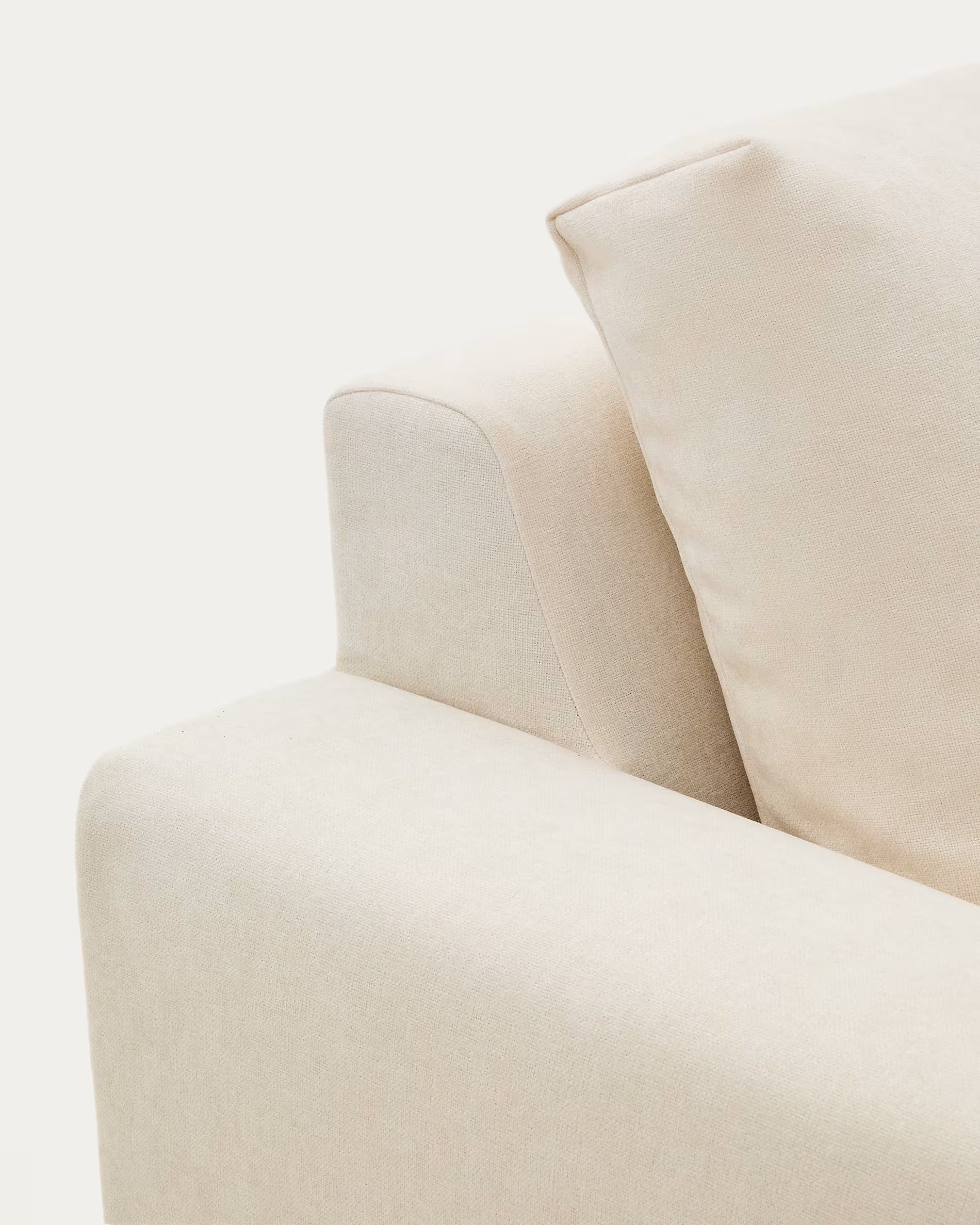 3-seater sofa ALEA ecru chenille