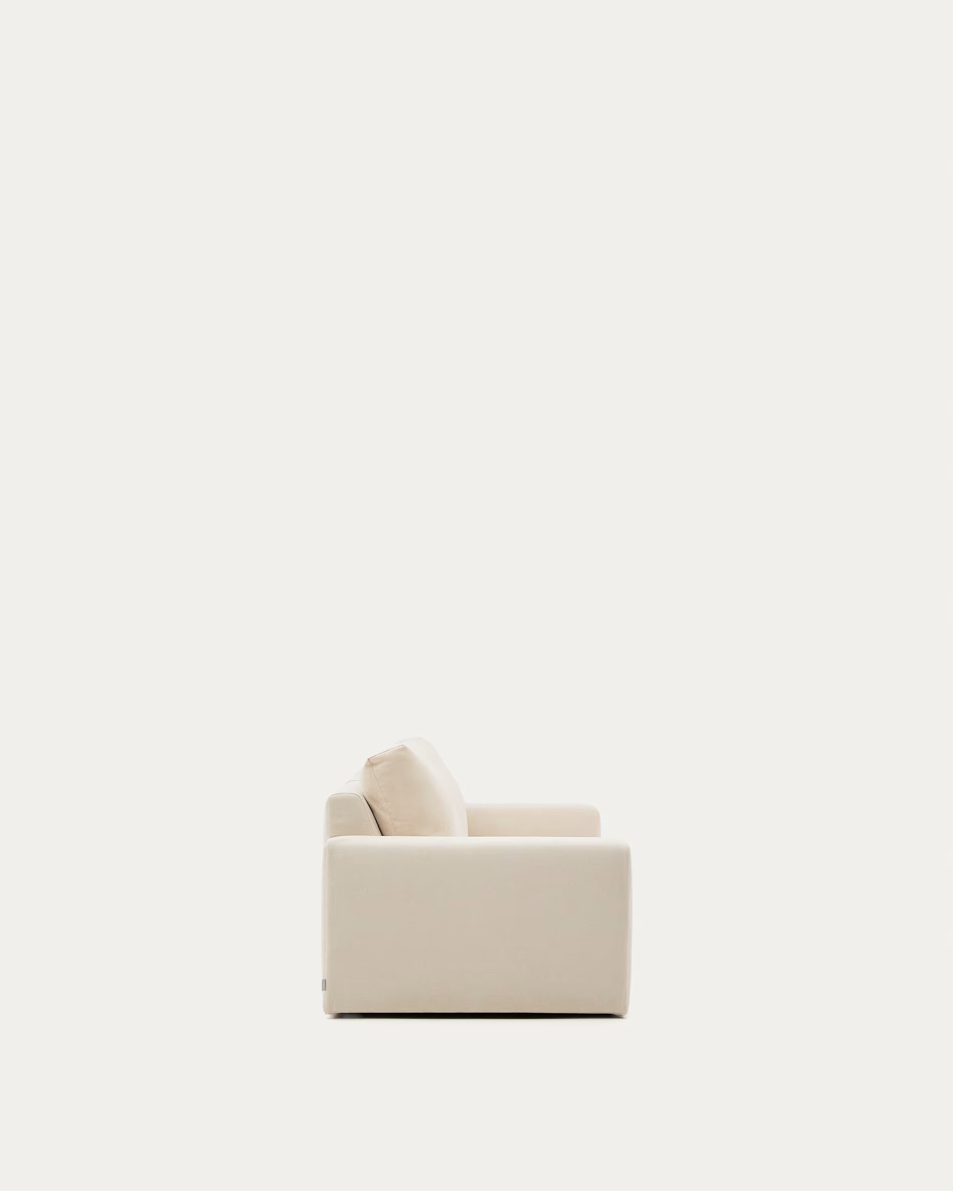 3-seater sofa ALEA ecru chenille