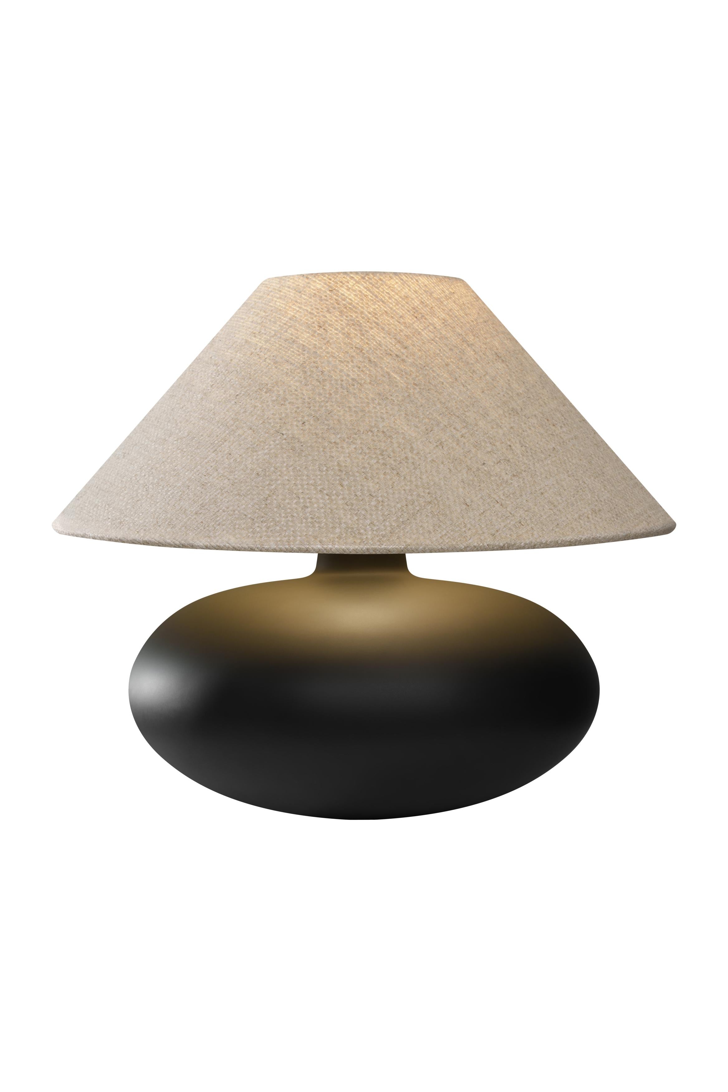 SAWA NATUR table lamp light beige thick weave fabric