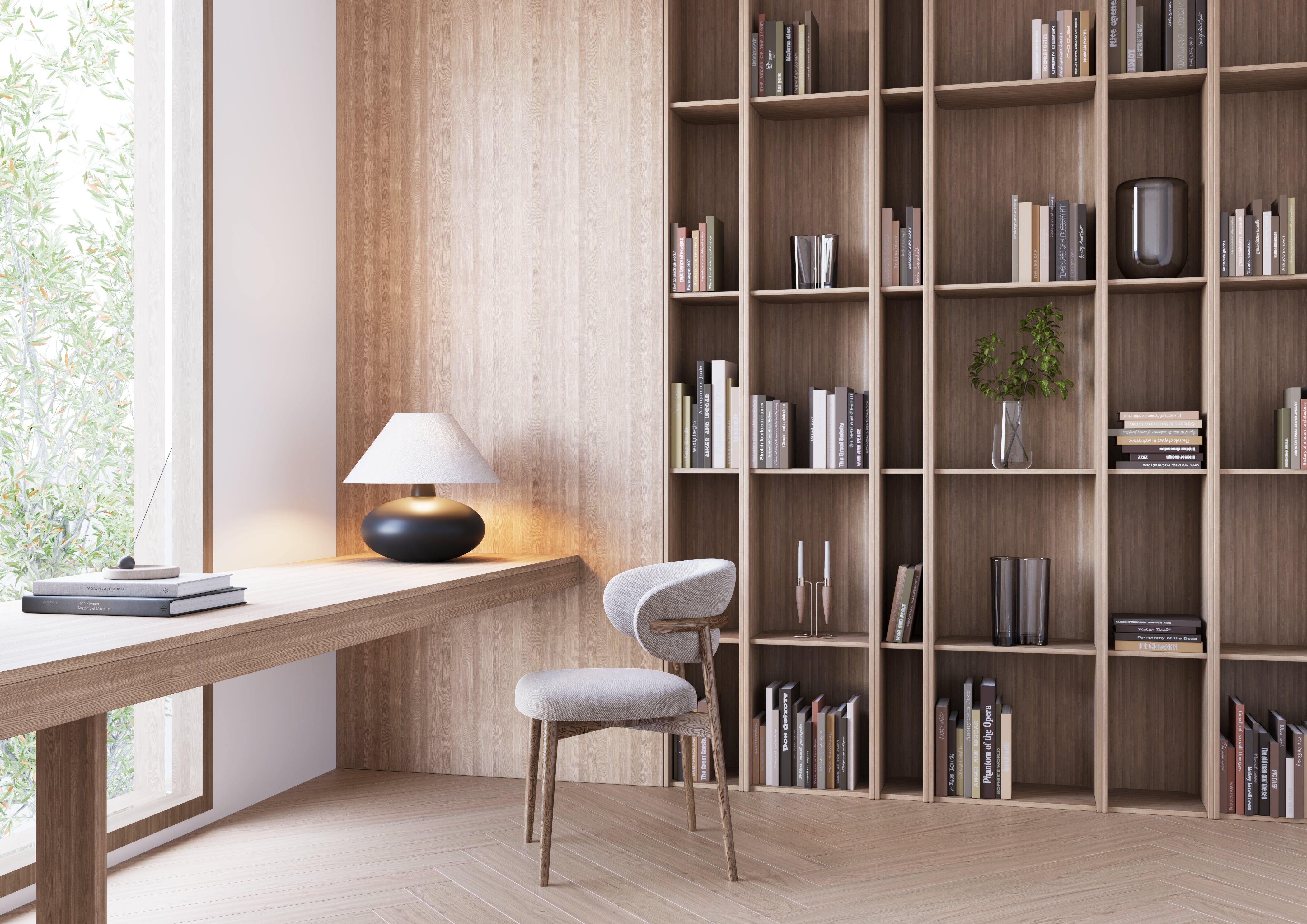 SAWA NATUR table lamp light beige thick weave fabric