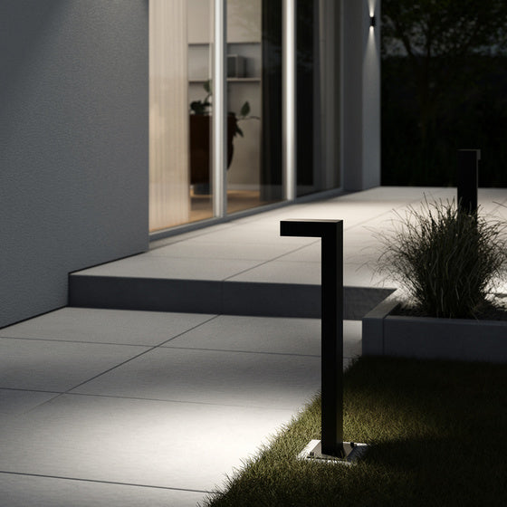 Outdoor floor lamp SLUP black