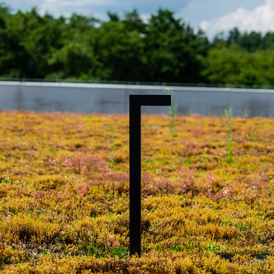 Outdoor floor lamp SLUP black