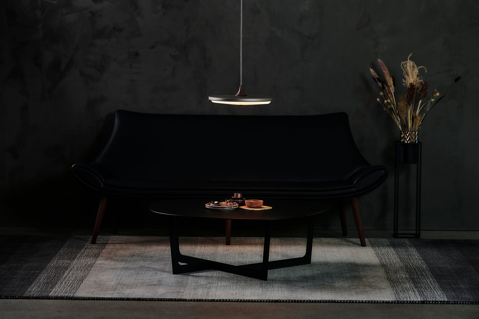 Závěsné svítidlo MODEL 198 SOLEIL uzený dub