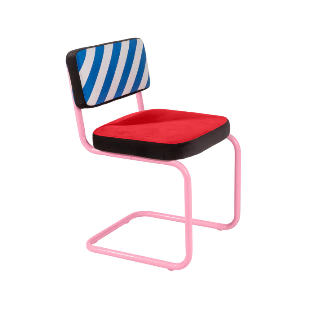 Krzesło SUPERCHAIR HATCH czerwony z różową podstawą