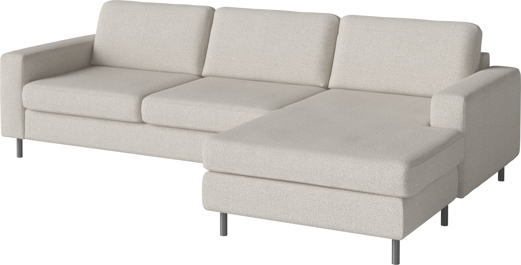 Scandinavia 3-person right-sided corner with a steel base