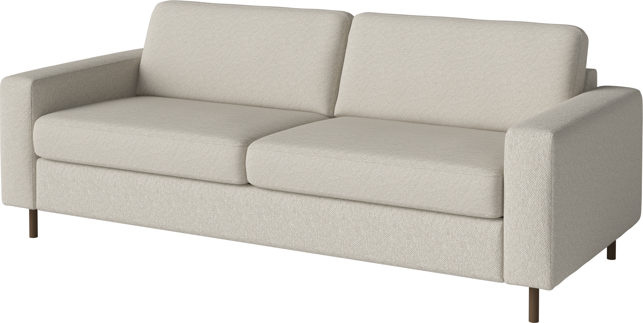 Dark oak scandinavia folding sofa 3-person scandinavia