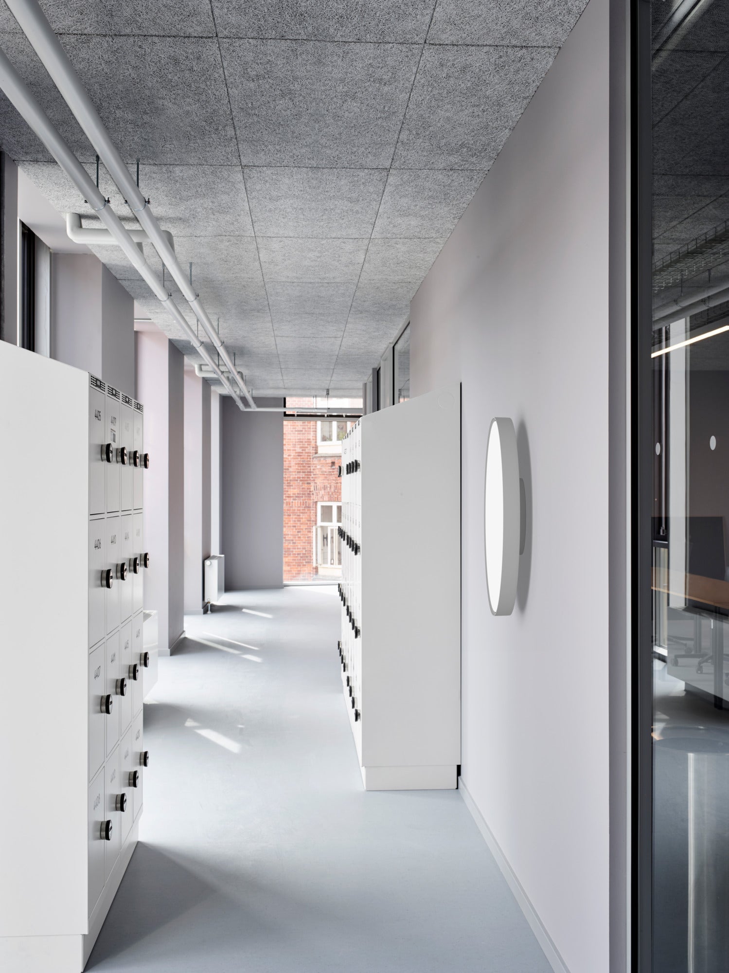 Nástěnná lampa LP SLIM ROUND bílá