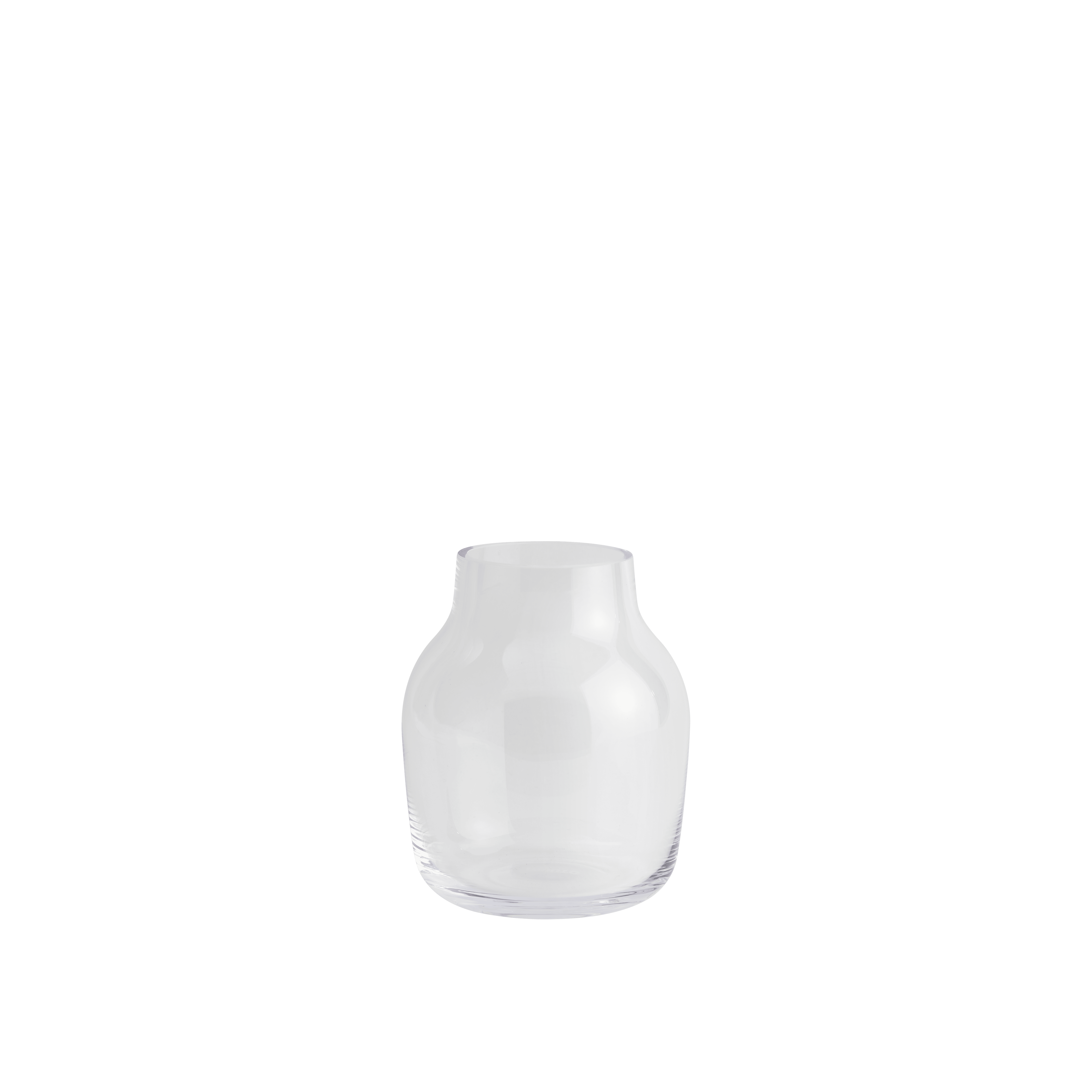 Skleněná váza SILENT průhledná