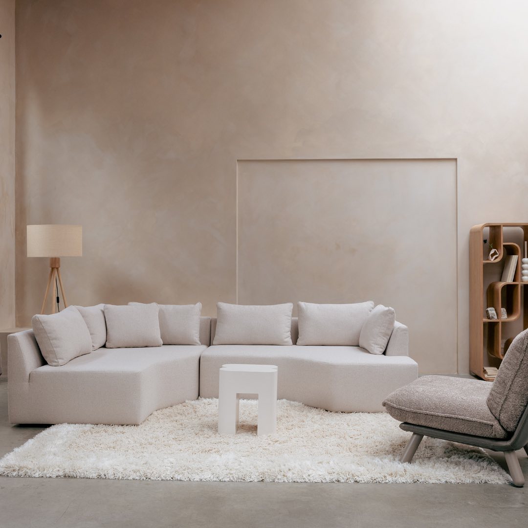 PROSPER modular sofa - right-side end element sand