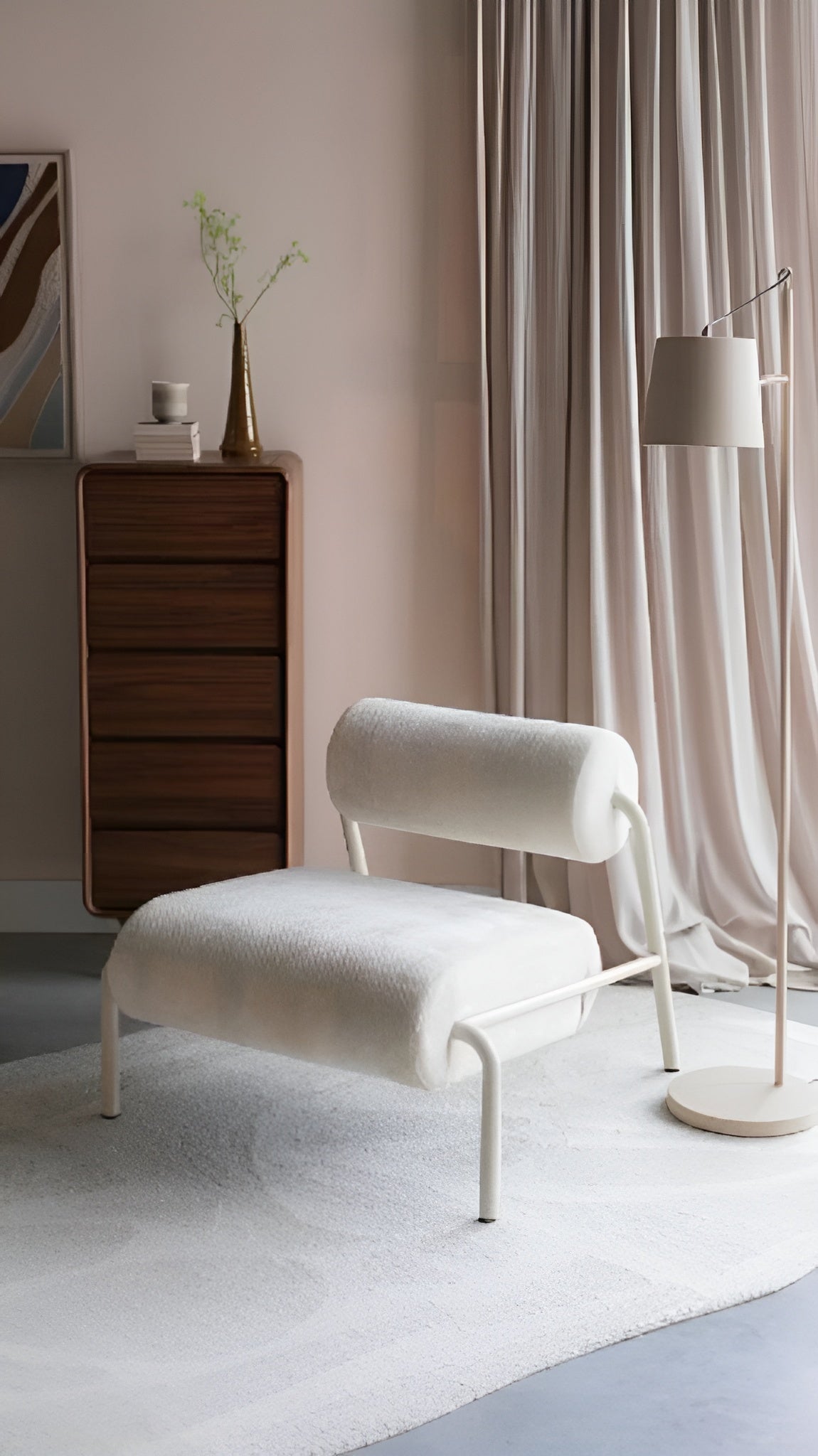 Křeslo LEKIMA jasně béžové