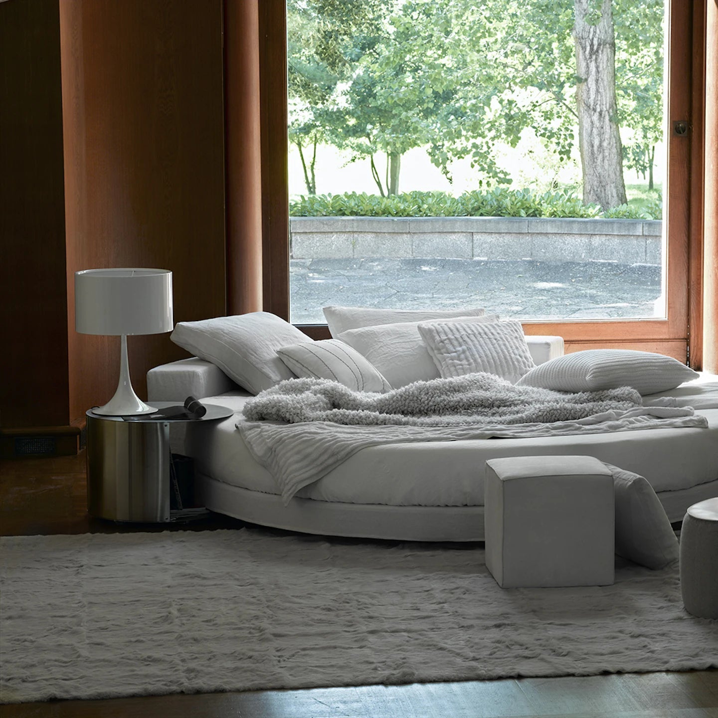 Lampa stołowa SPUN LIGHT biały