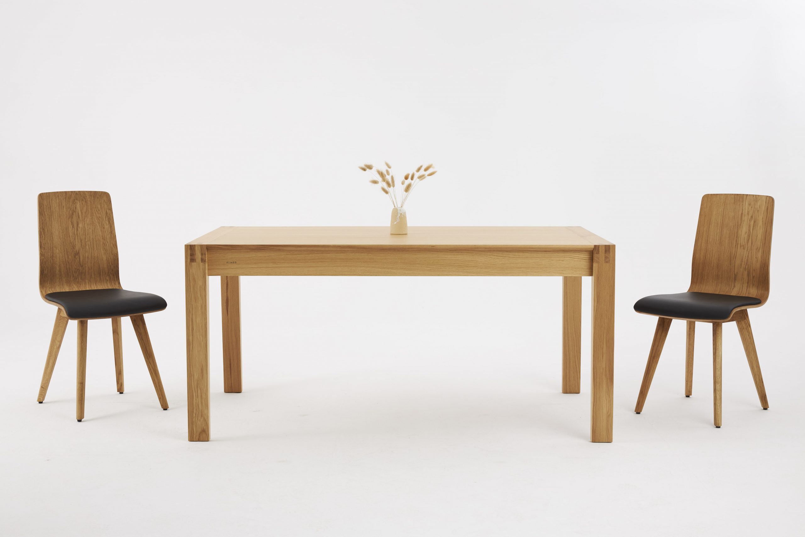 Lennox folding table oak wood